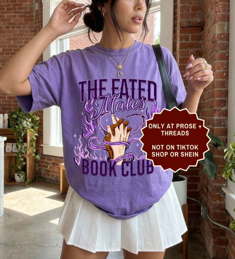 Fated Mates Shirt with Book Club romantasy graphic design