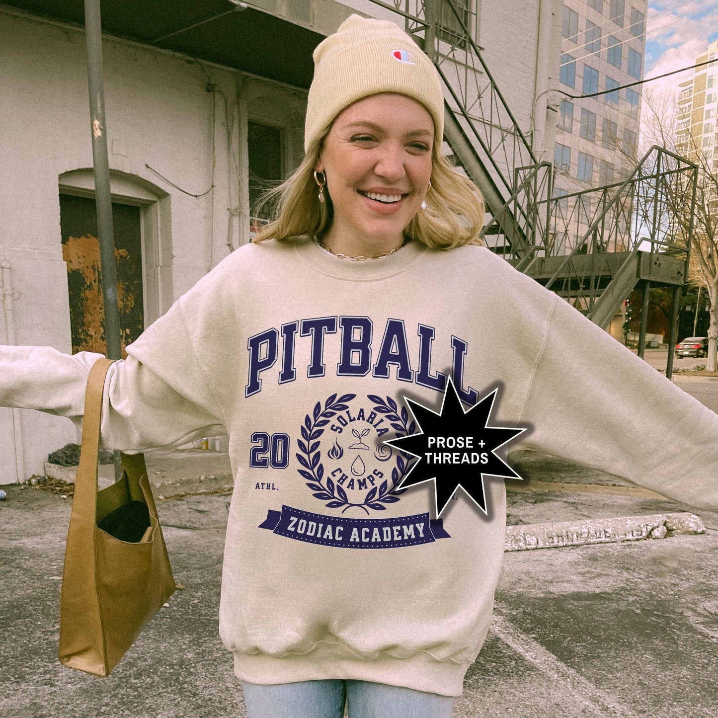 Pitball Zodiac Academy varsity sweatshirt inspired by Solaria