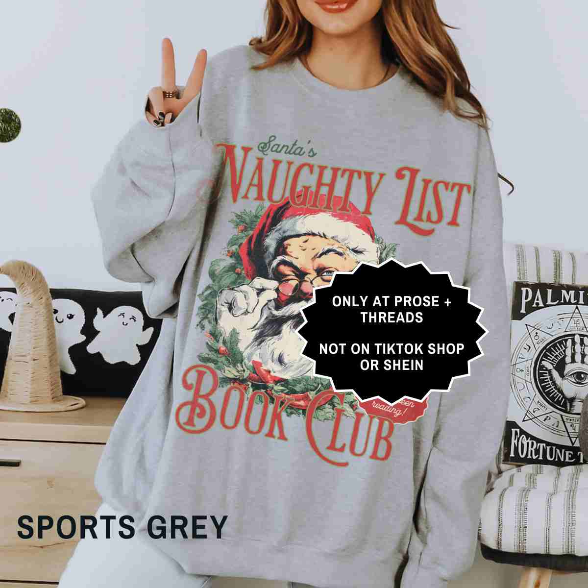 Smut Christmas Sweatshirt Naughty List Book Club Holiday Sweatshirt