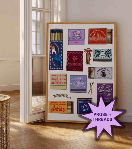Crescent City Matchbox Collage Art Print
