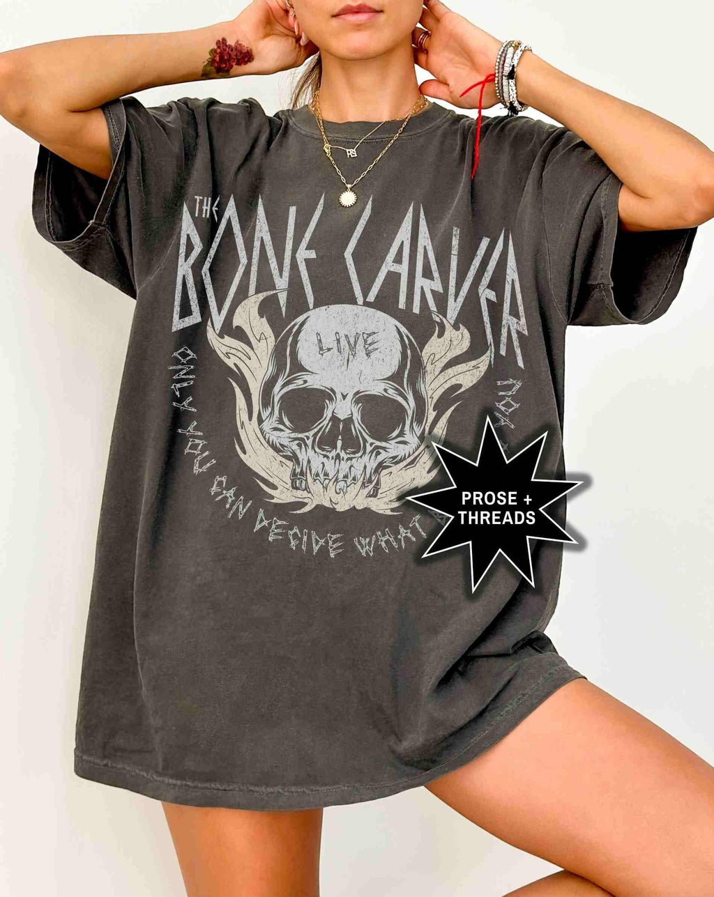 The Bone Carver Distressed Shirt