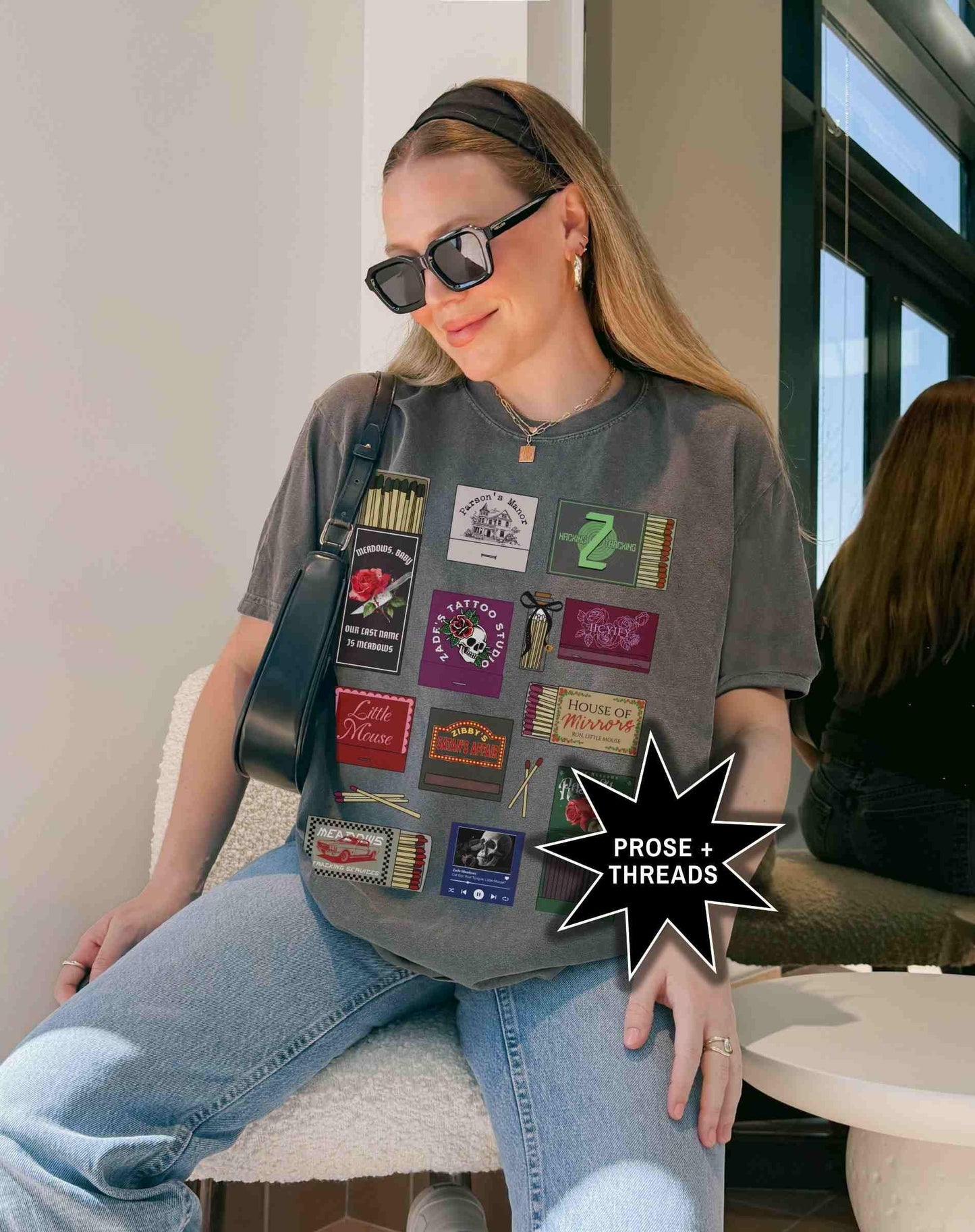 Haunting Adeline Matchbox Collage Shirt
