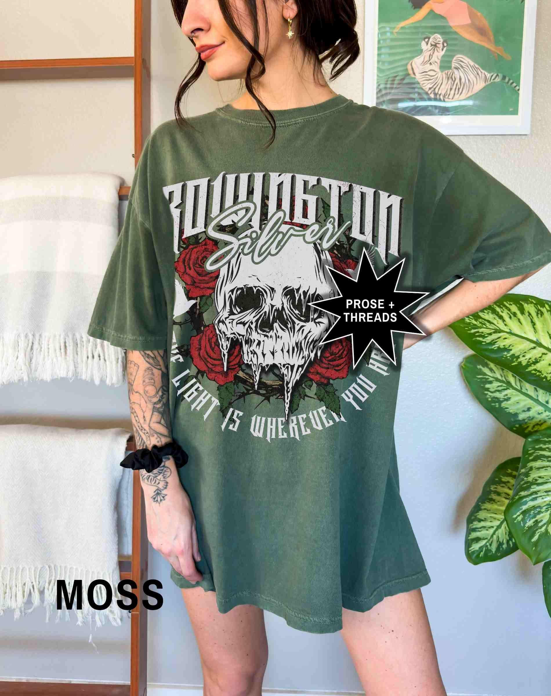 Rowington Silver Distressed Shirt