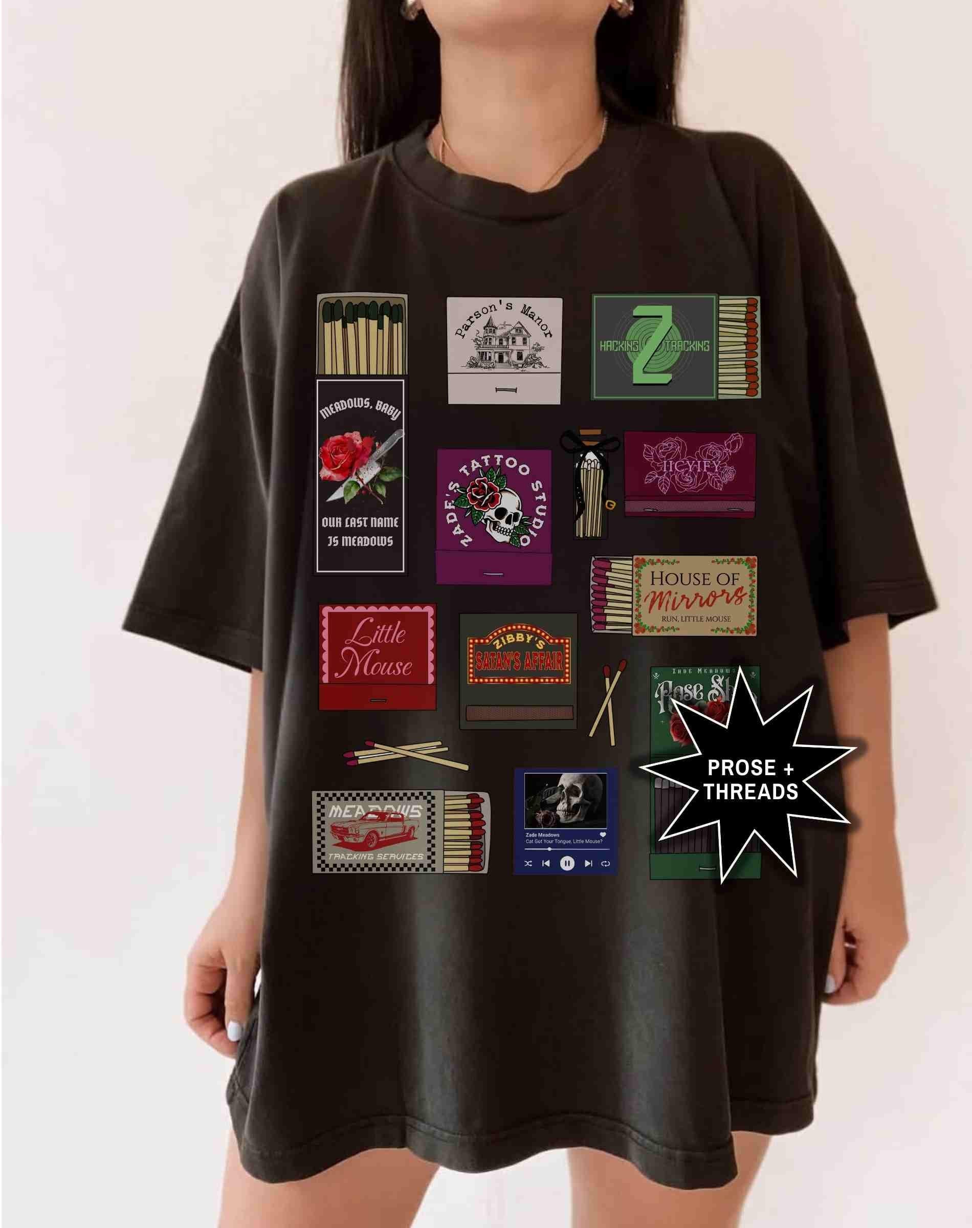 Haunting Adeline Matchbox Collage Shirt