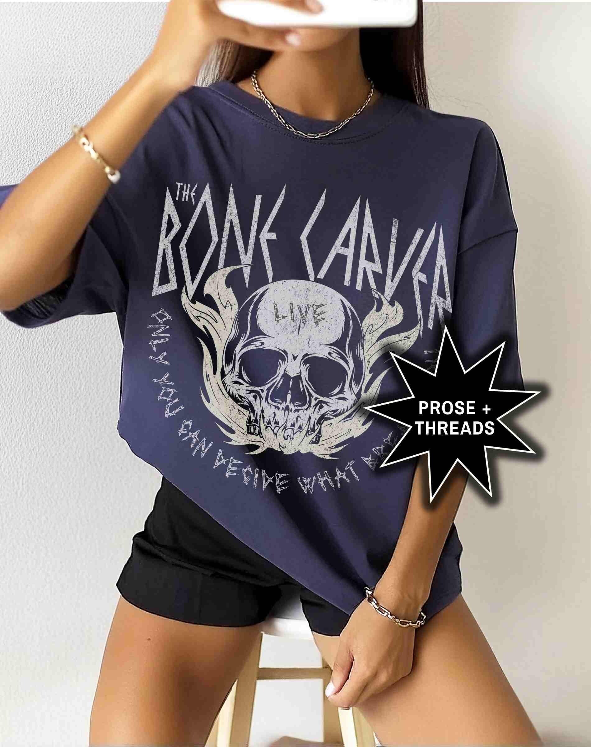 The Bone Carver Distressed Shirt