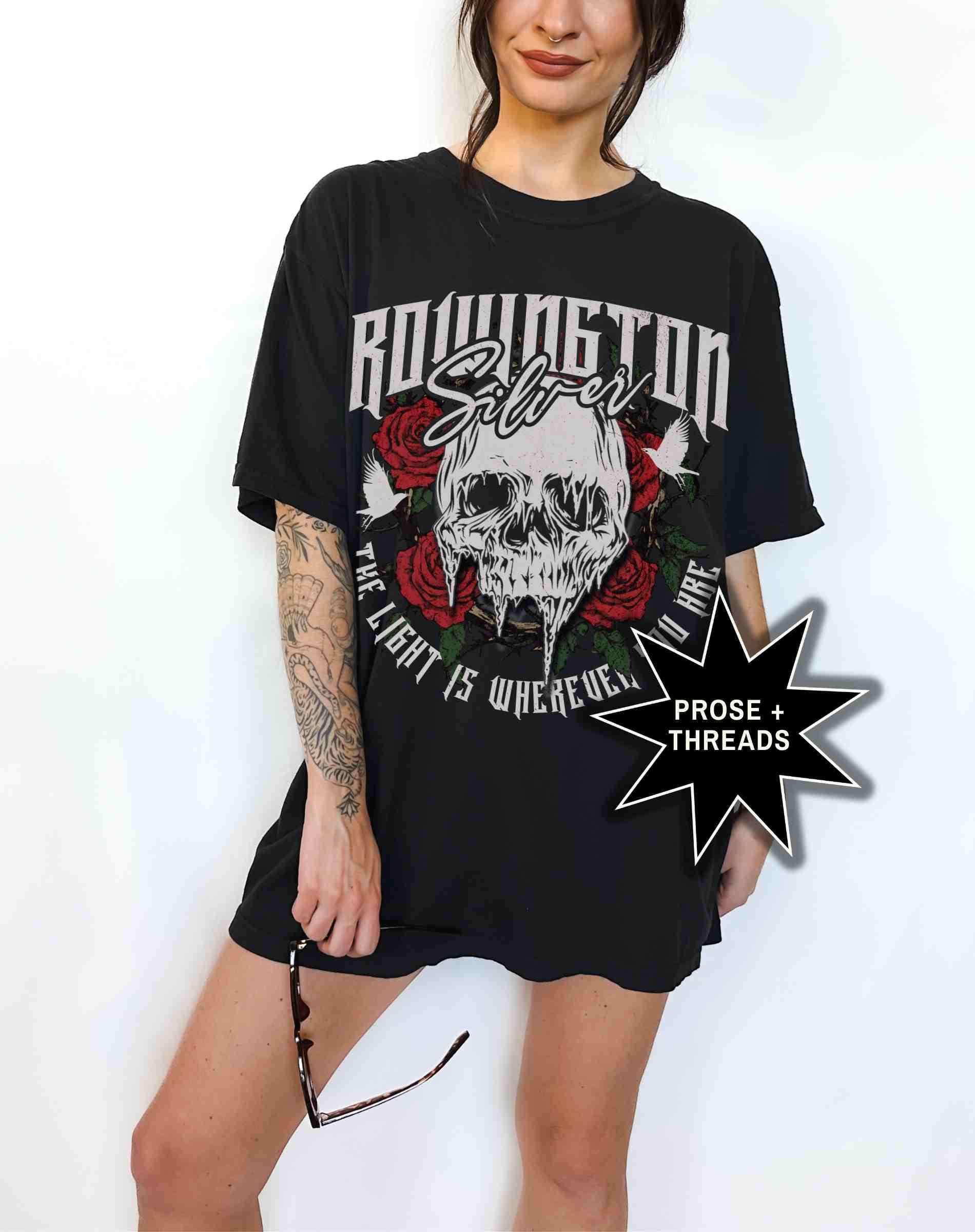 Rowington Silver Distressed Shirt