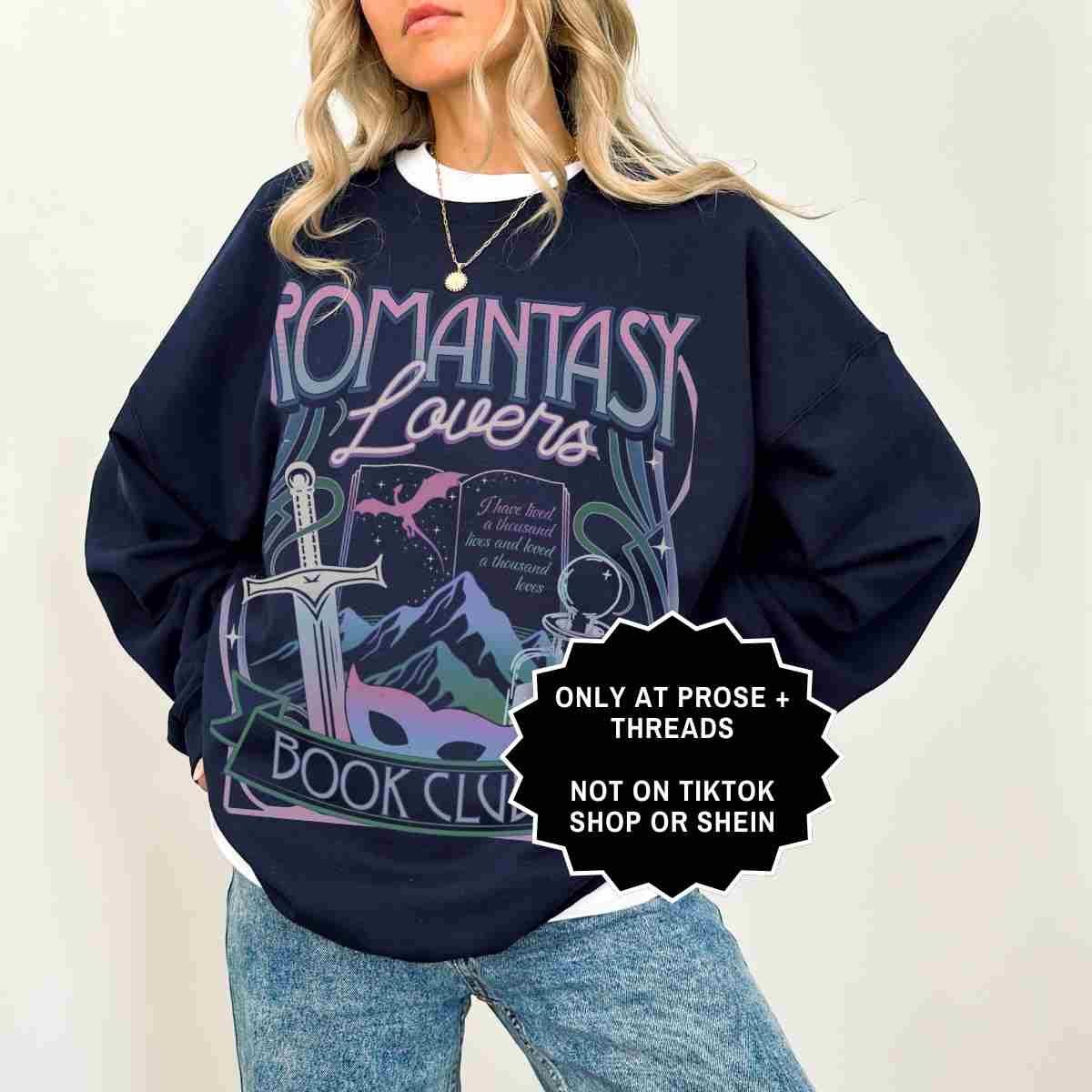 Romantasy Book Club Sweater