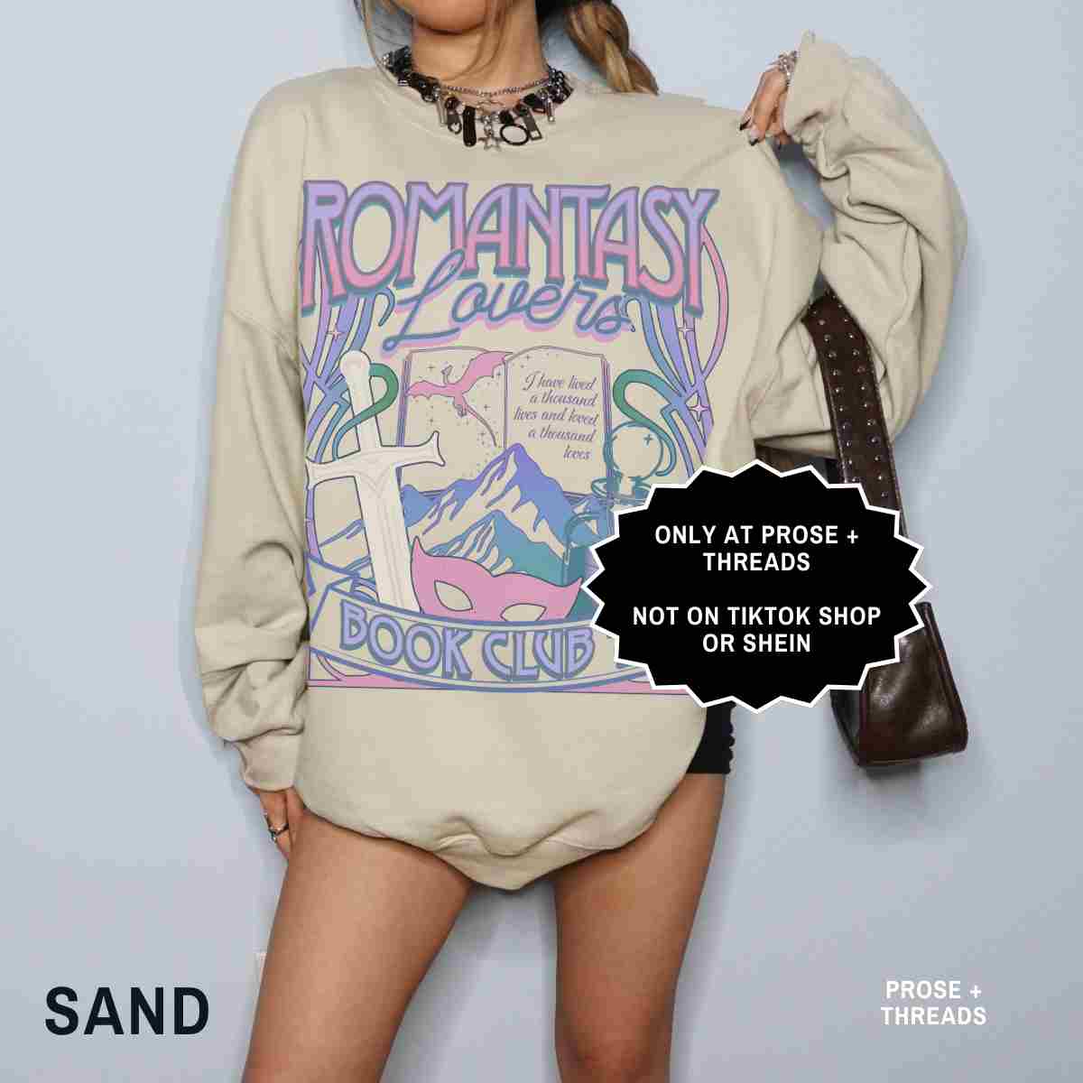 Romantasy Book Club Sweater