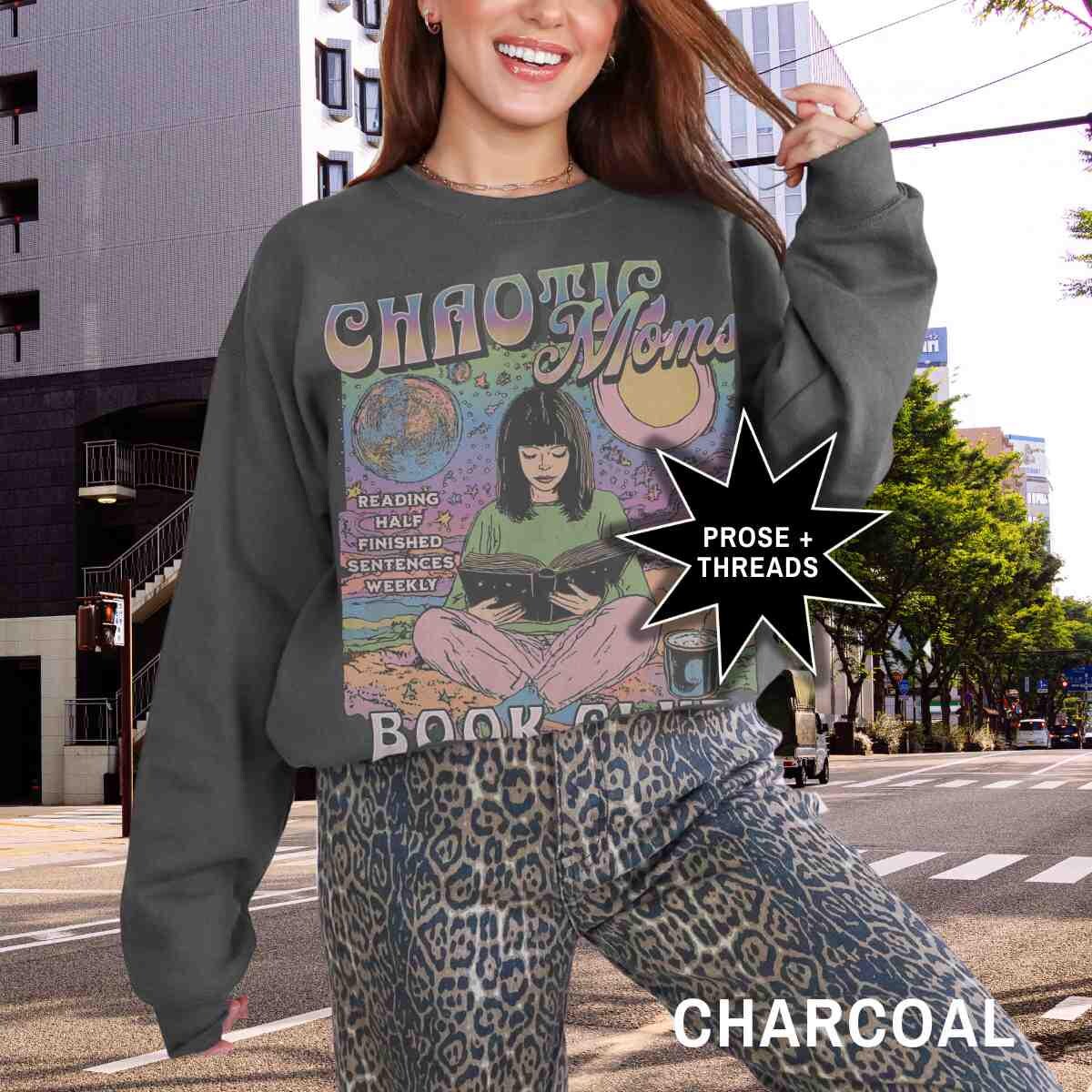 Chaotic Moms Book Club Sweatshirt