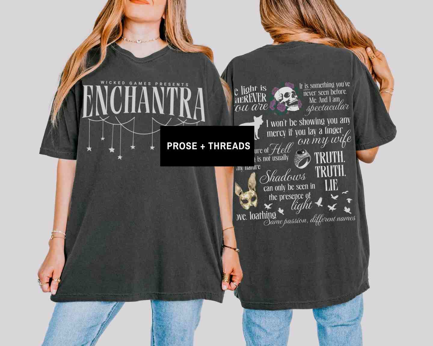 Enchantra Back Print Shirt