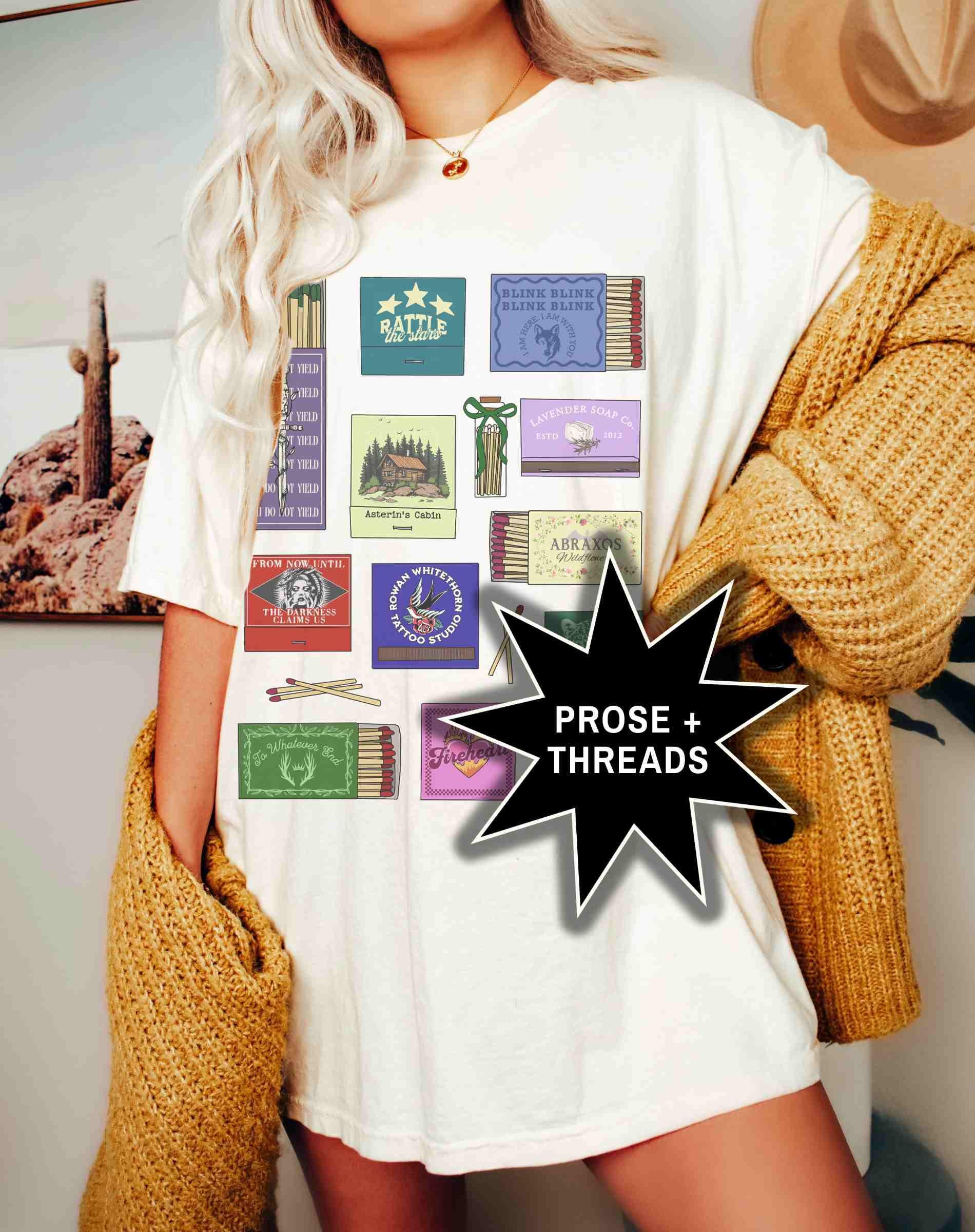 Throne of Glass Matchbox Collage Shirt