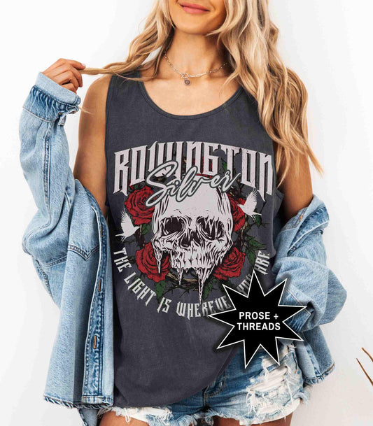 Rowington Silver Distressed Tank