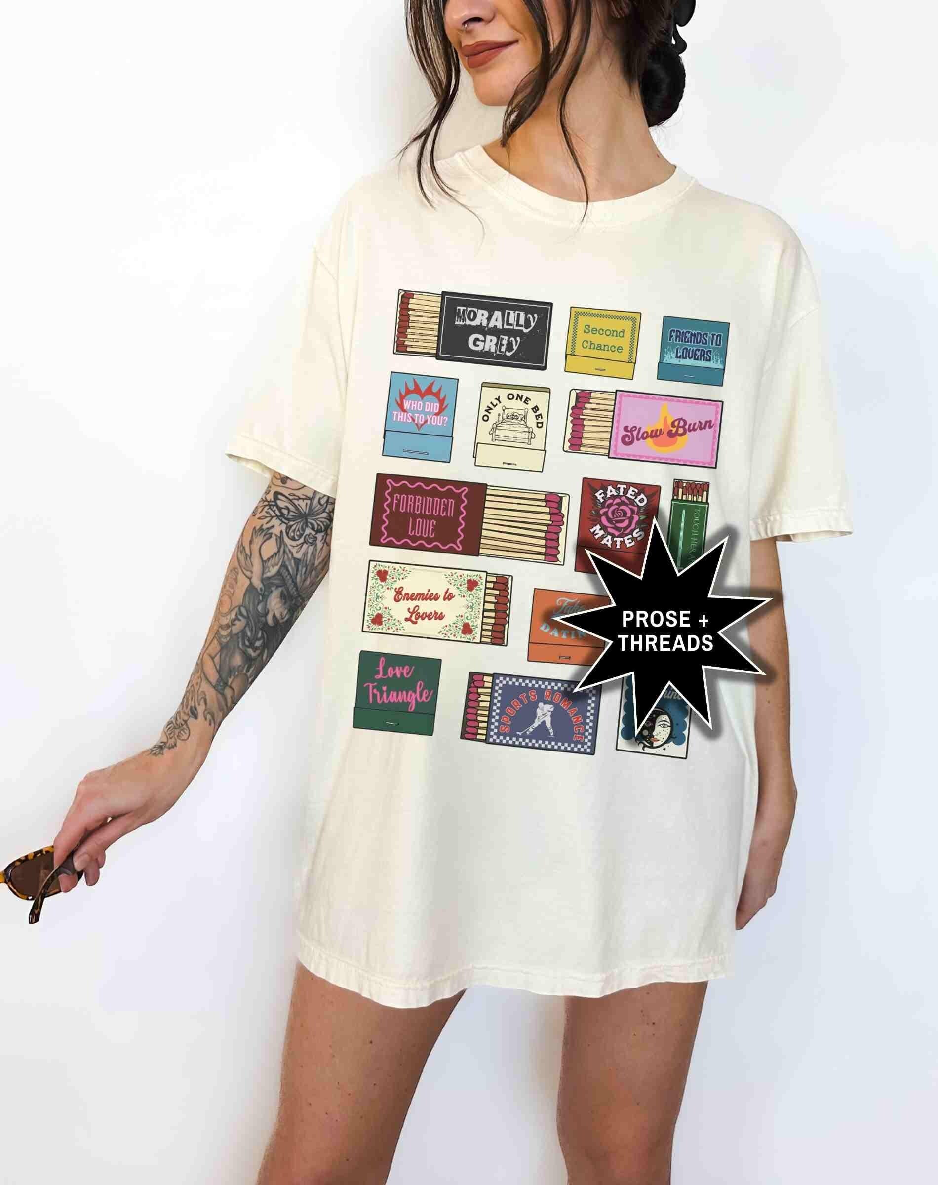 Book Trope Matchbox Shirt
