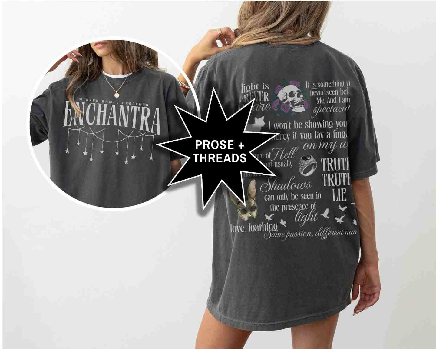 Enchantra Back Print Shirt