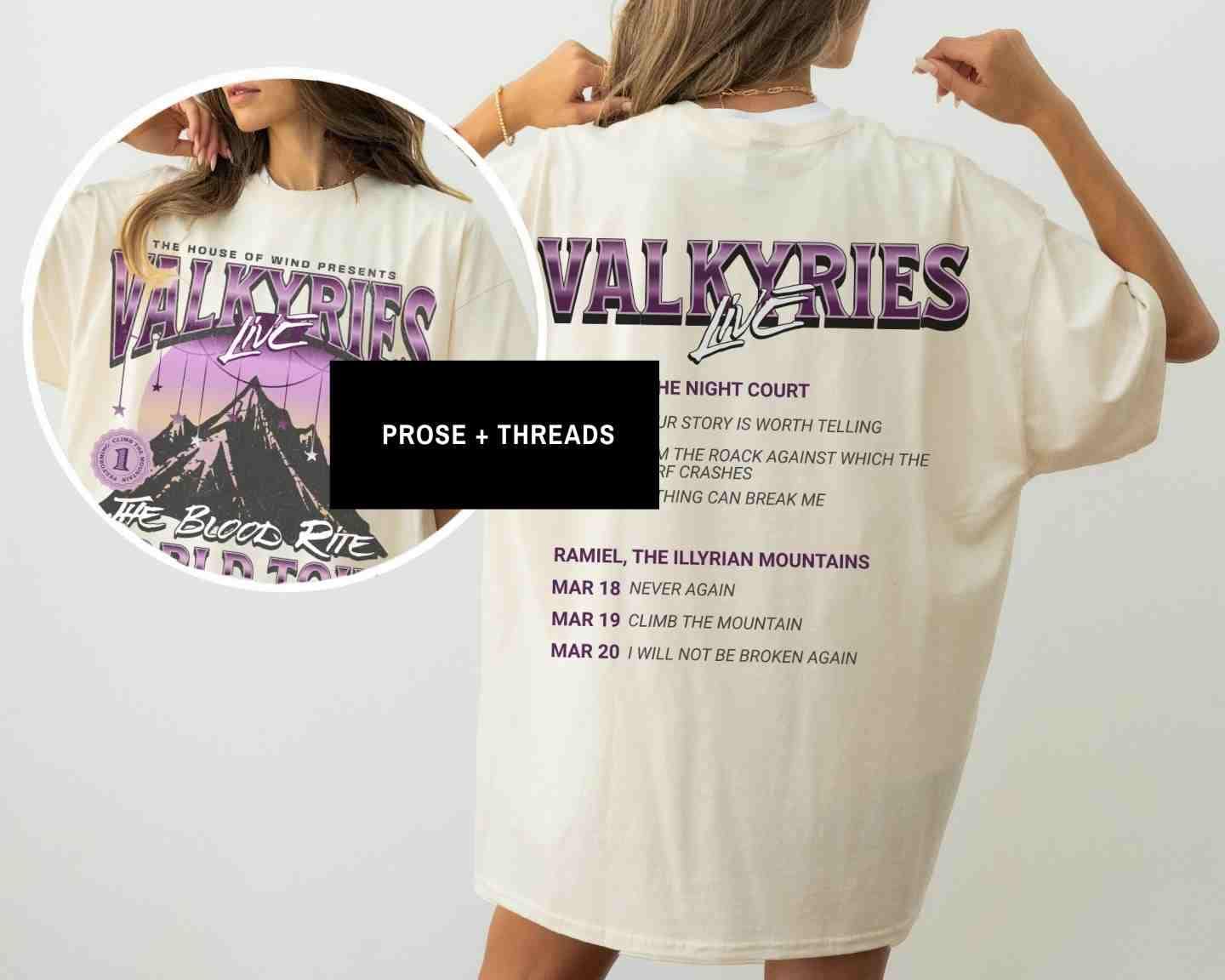 Valkyrie Back Print Shirt