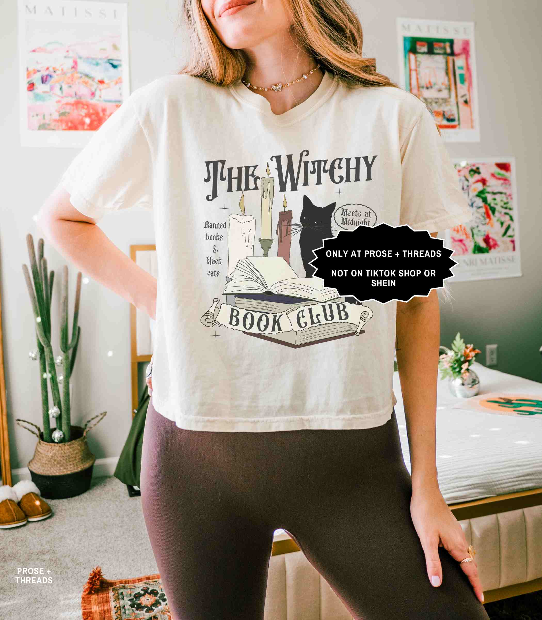 Witchy Book Club Boxy Tee