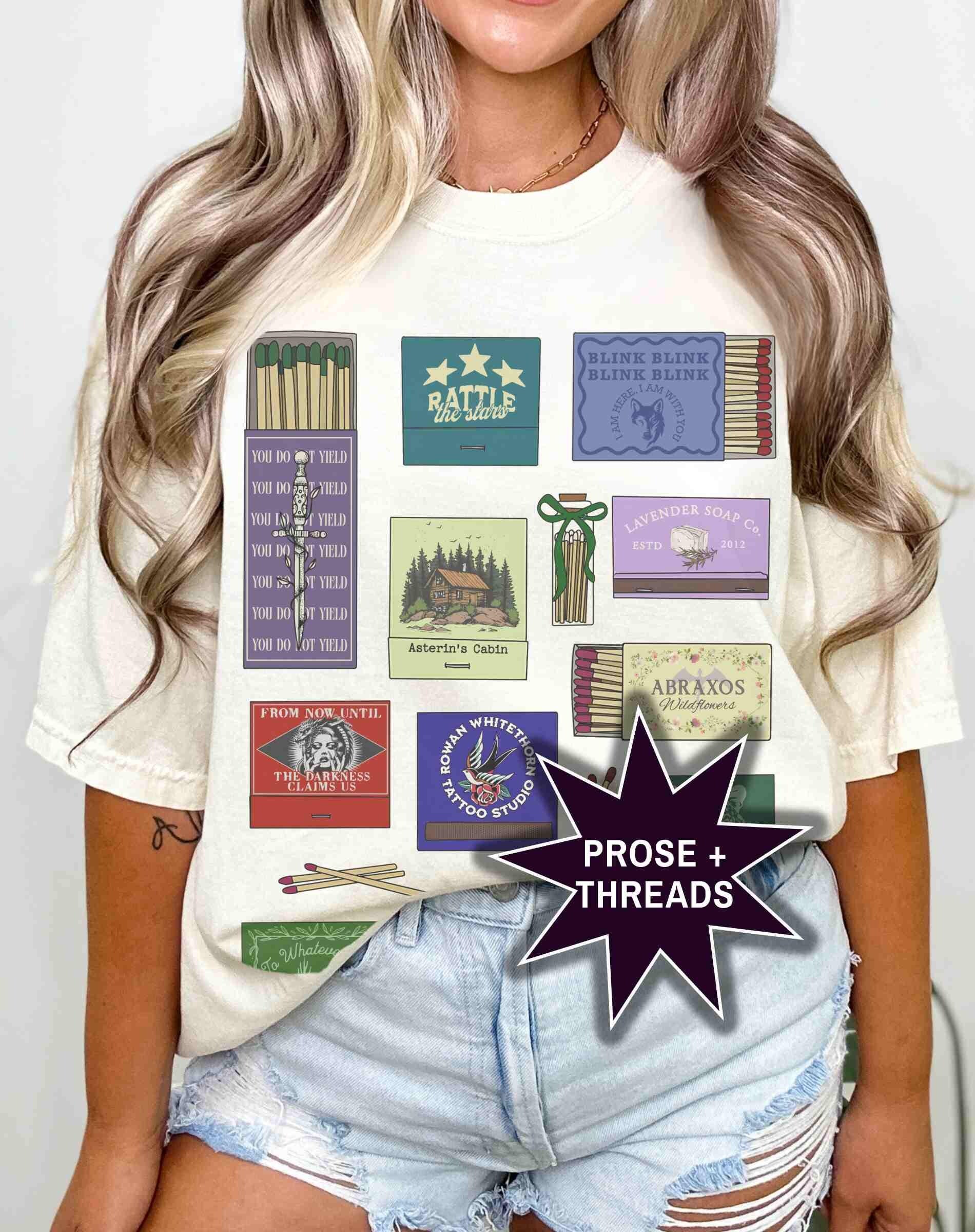 Throne of Glass Matchbox Collage Shirt