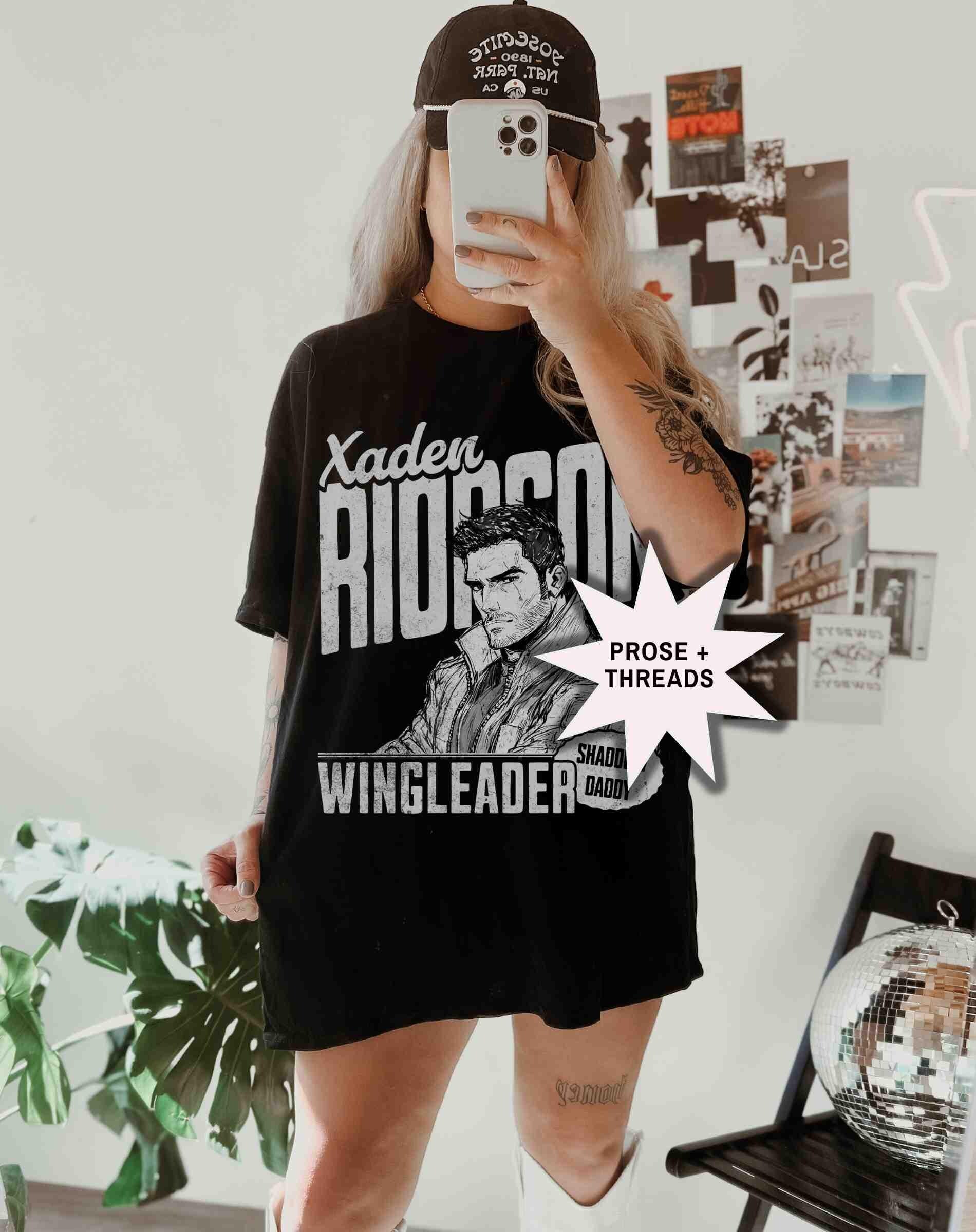 Xaden Riorson Wingleader Distressed Shirt