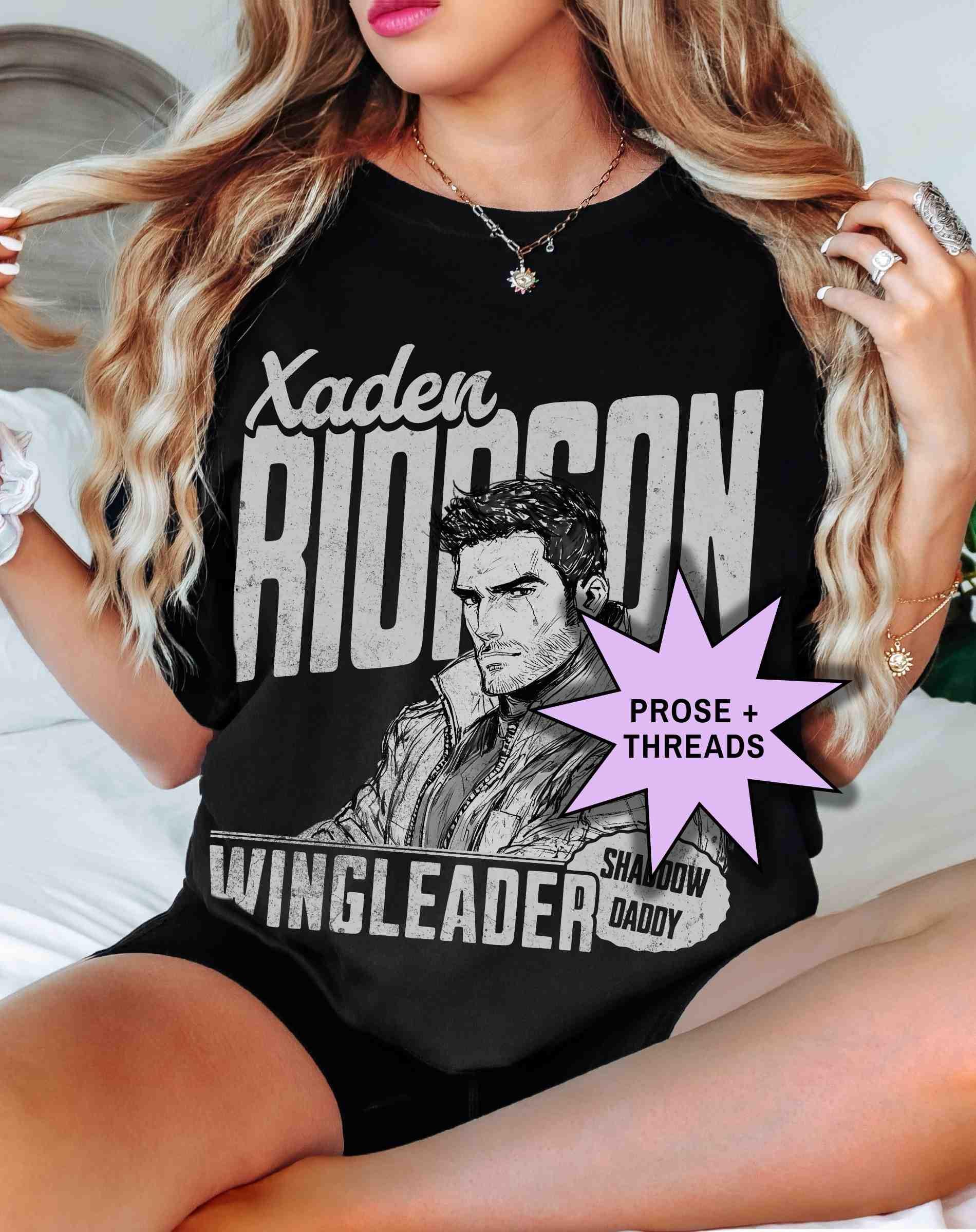 Xaden Riorson Wingleader Distressed Shirt