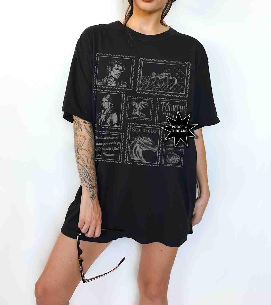 Fourth Wing Stamp Shirt