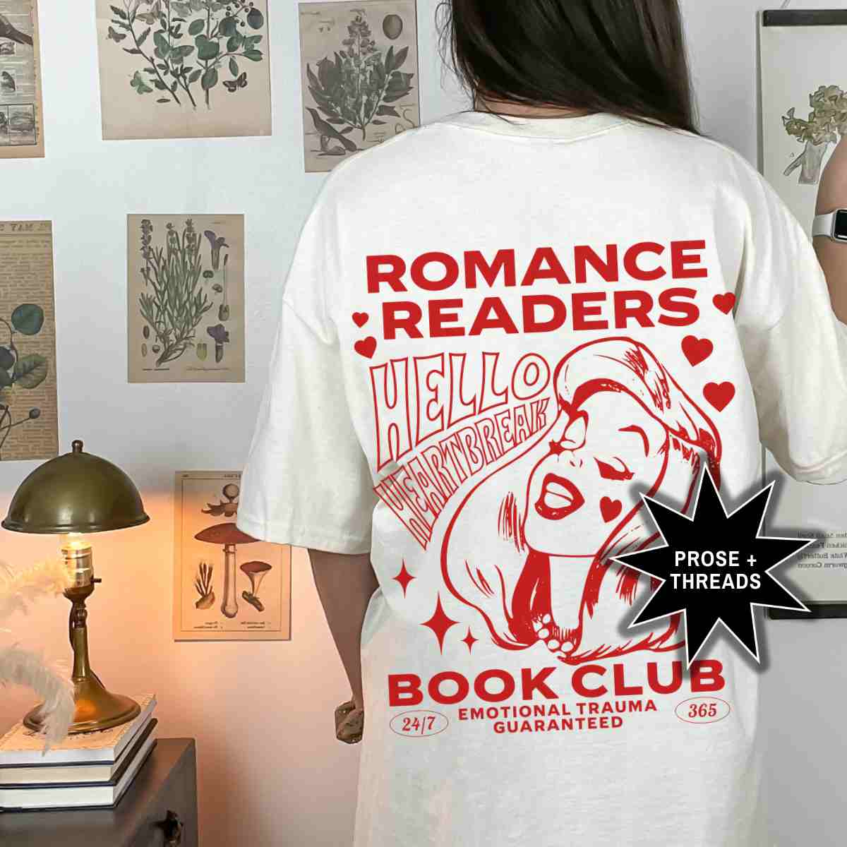 Romance Reader Book Club (Back Print)