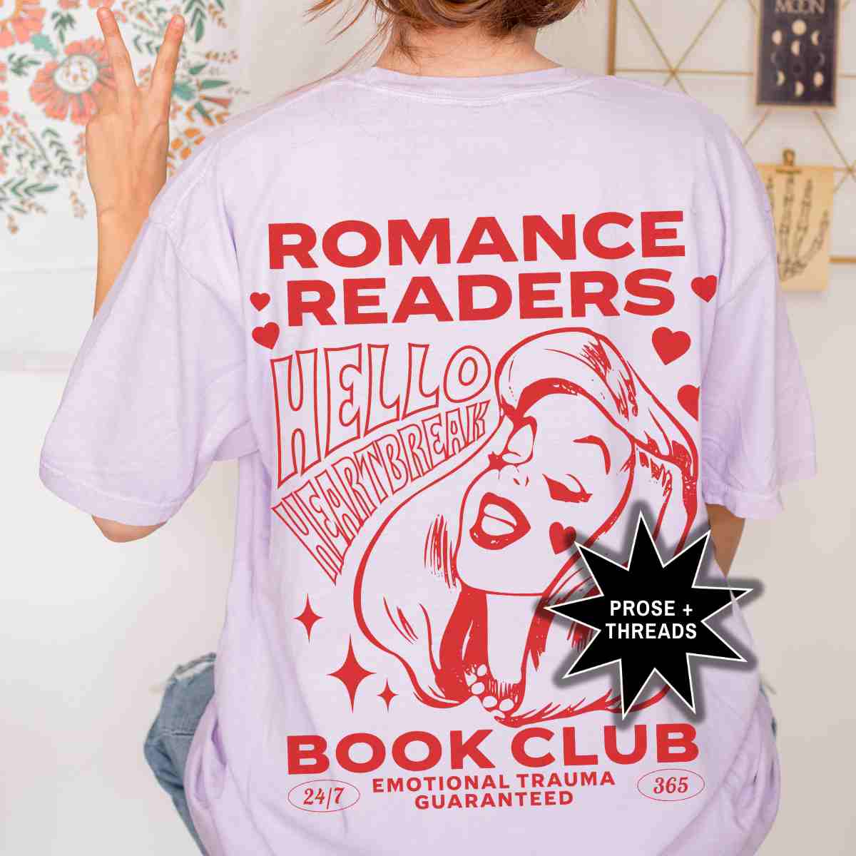 Romance Reader Book Club (Back Print)