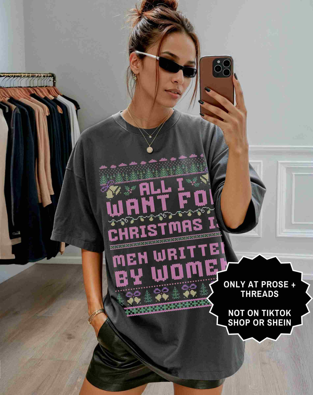 Book Boyfriend Christmas Shirt