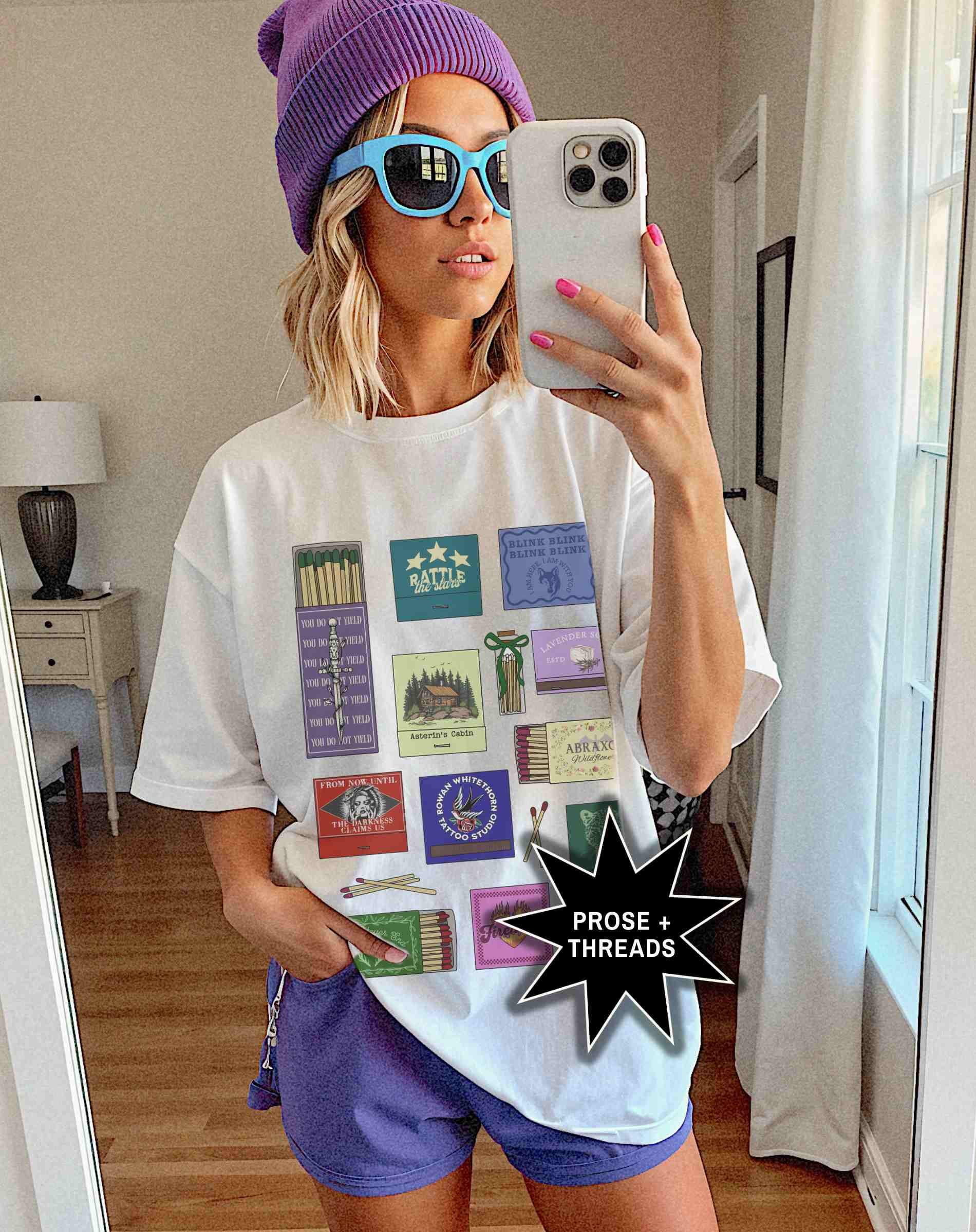 Throne of Glass Matchbox Collage Shirt