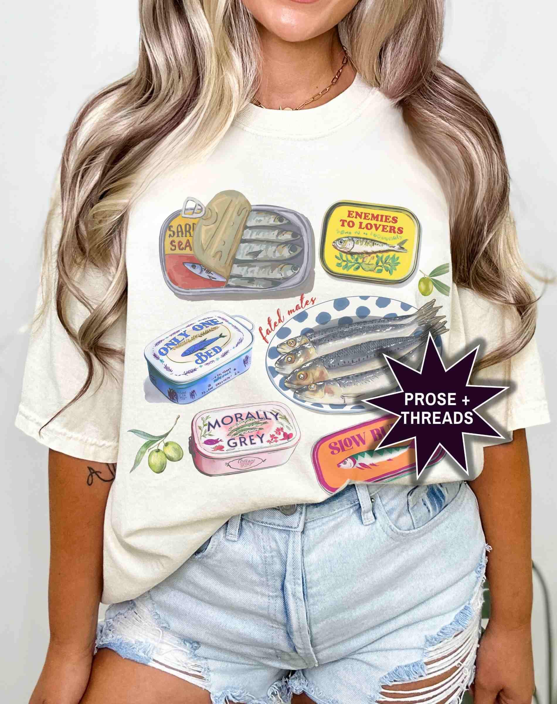 Sardine Book Trope Shirt