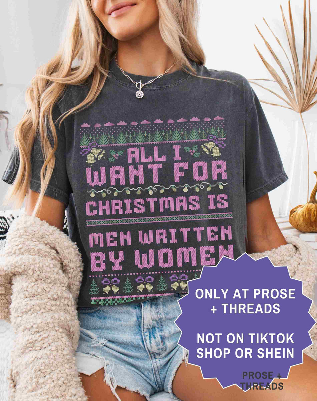 Book Boyfriend Christmas Shirt