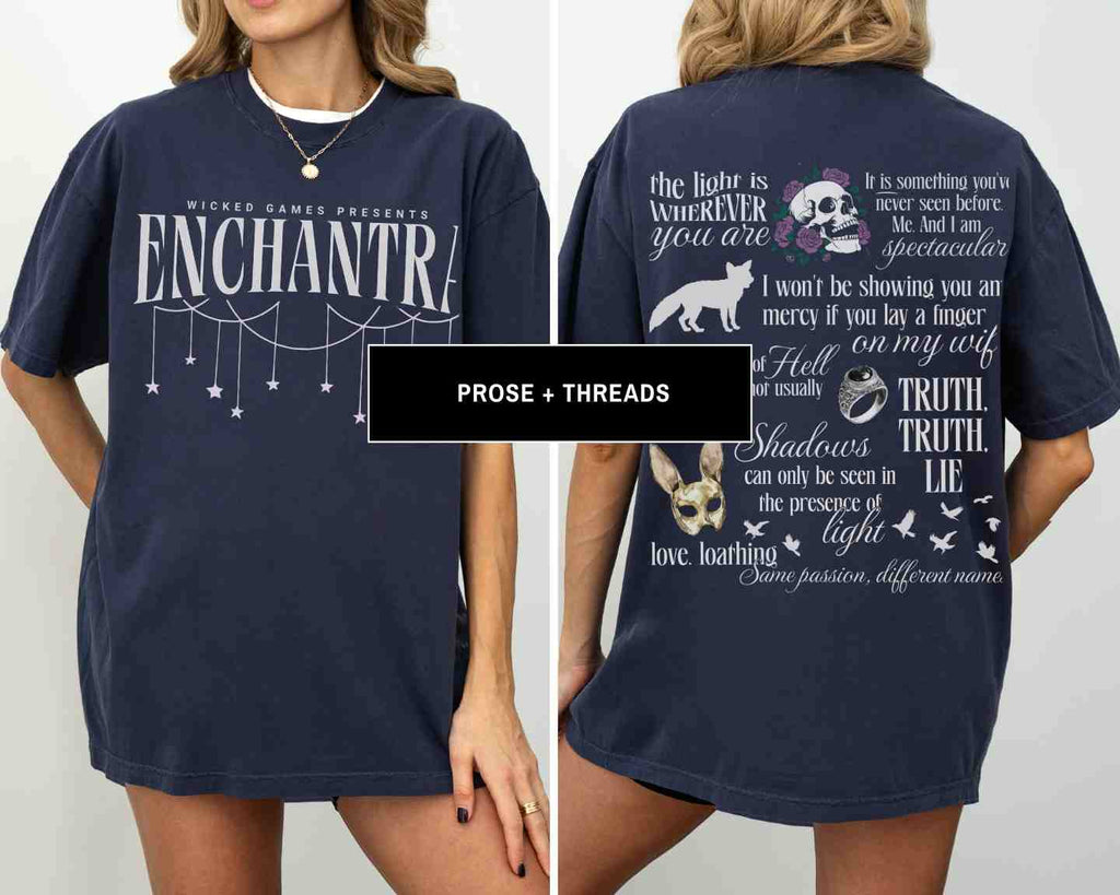Enchantra Back Print Shirt