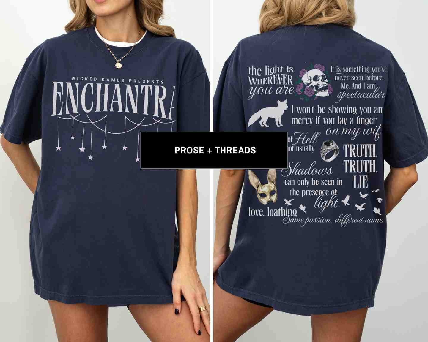 Enchantra Back Print Shirt
