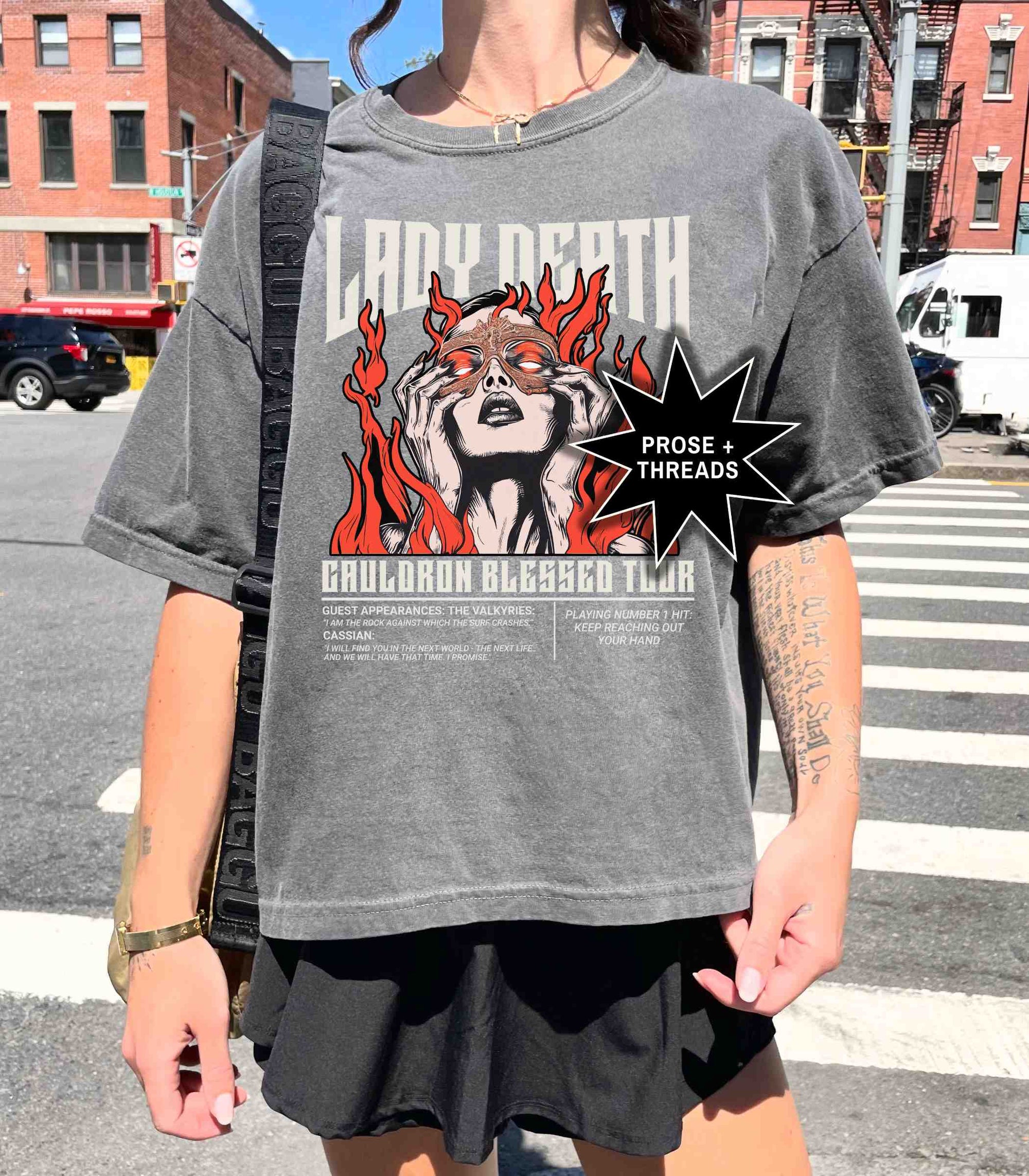 Lady Death | Nesta Boxy Tee