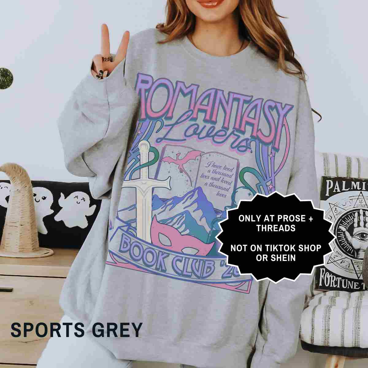 Romantasy Book Club Sweater