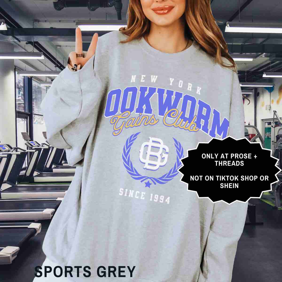 Bookworm Gains Club Sweatshirt