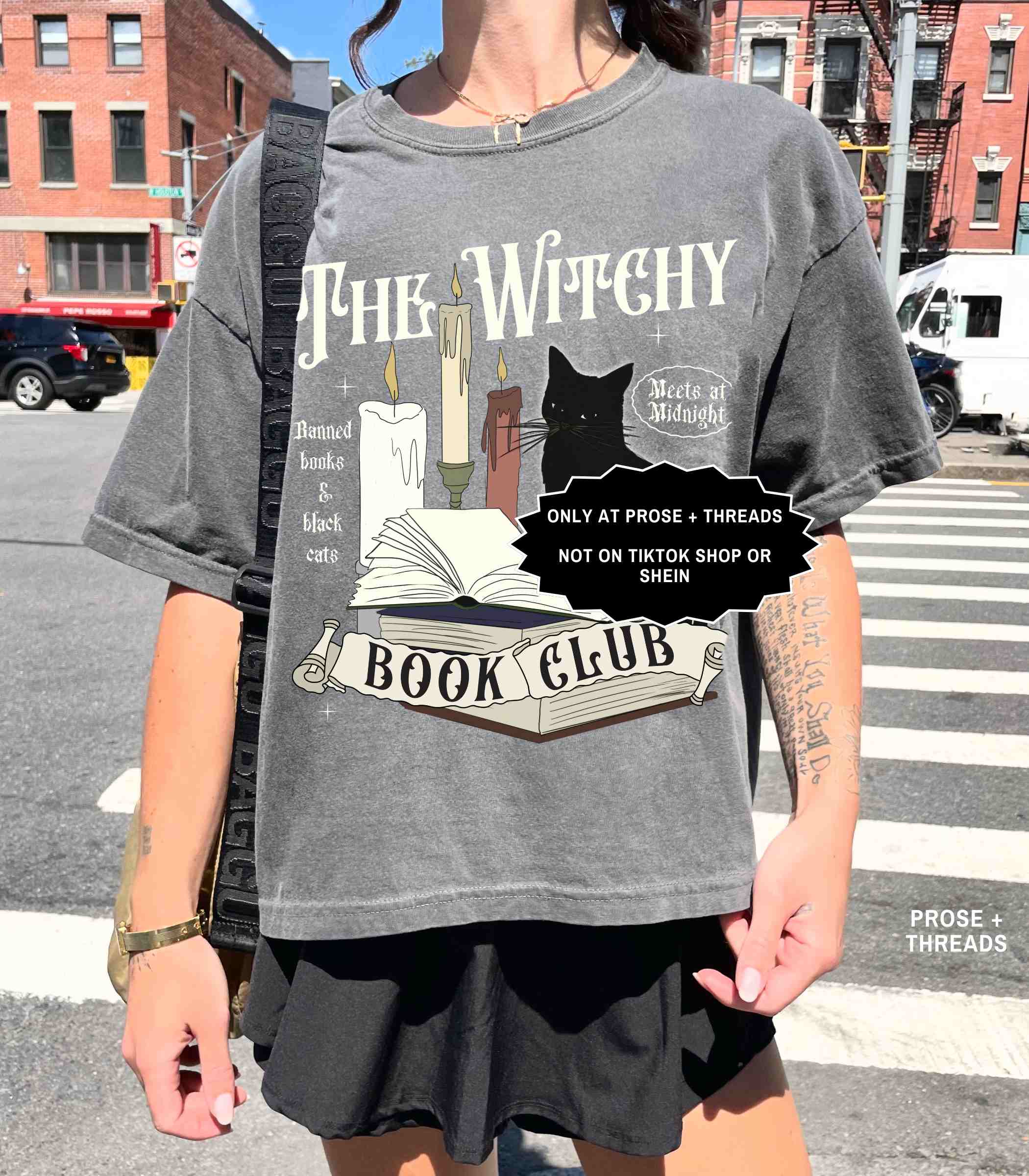 Witchy Book Club Boxy Tee