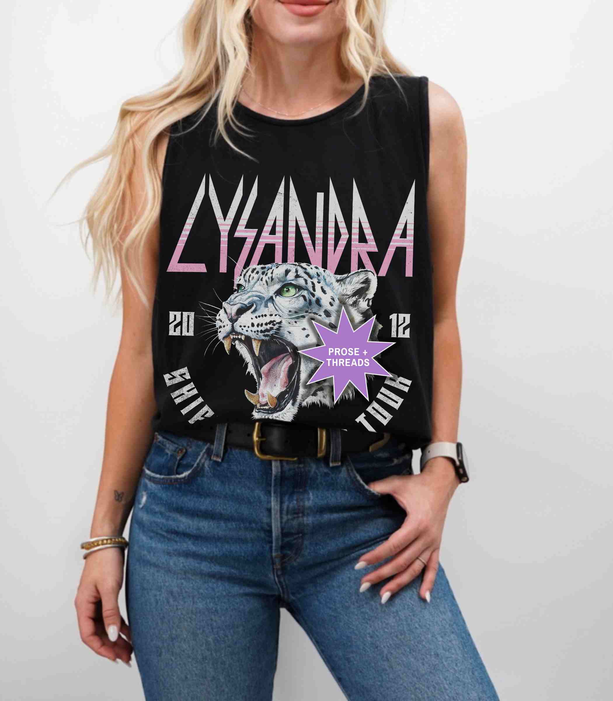 Lysandra Ennar Distressed Tank