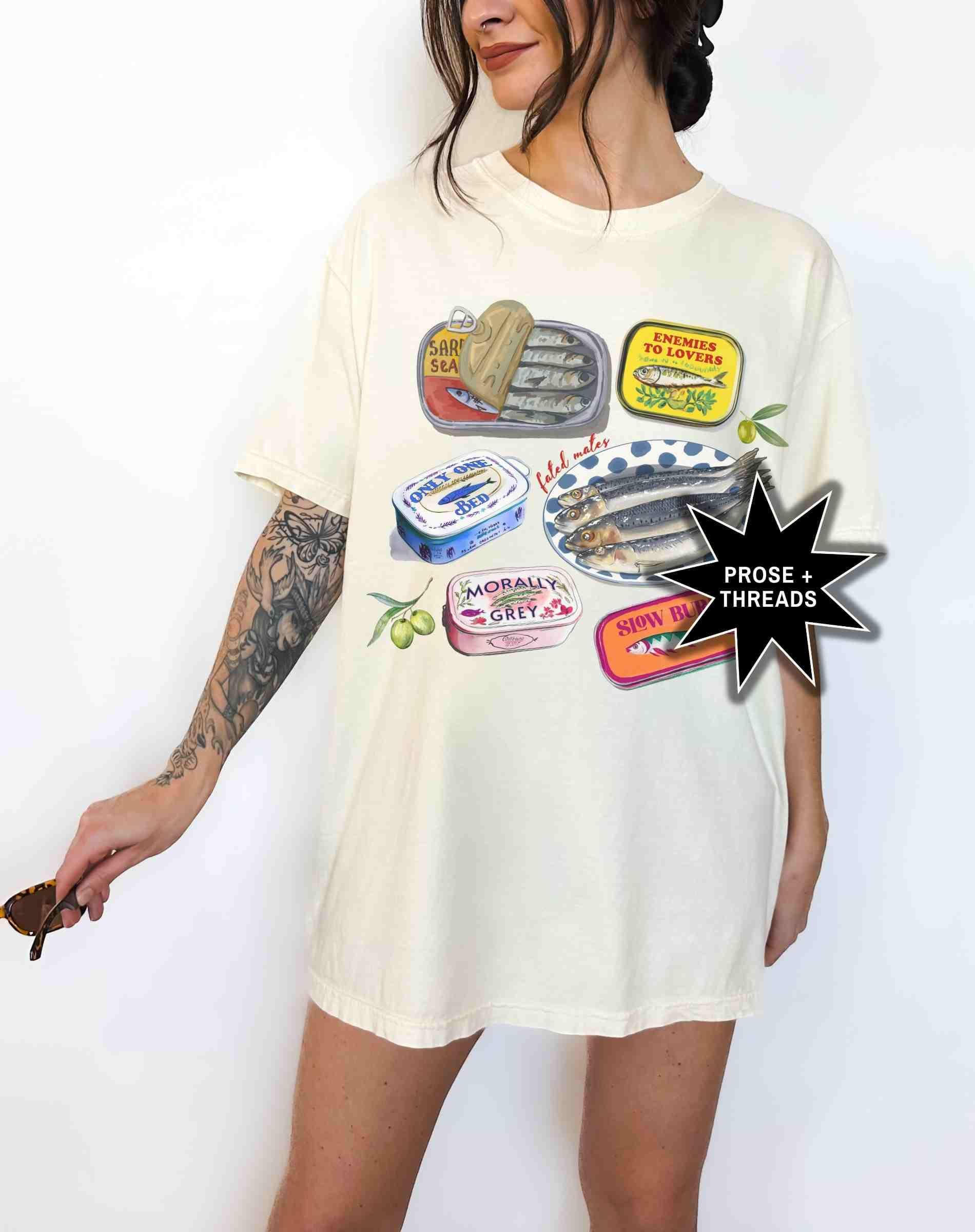 Sardine Book Trope Shirt