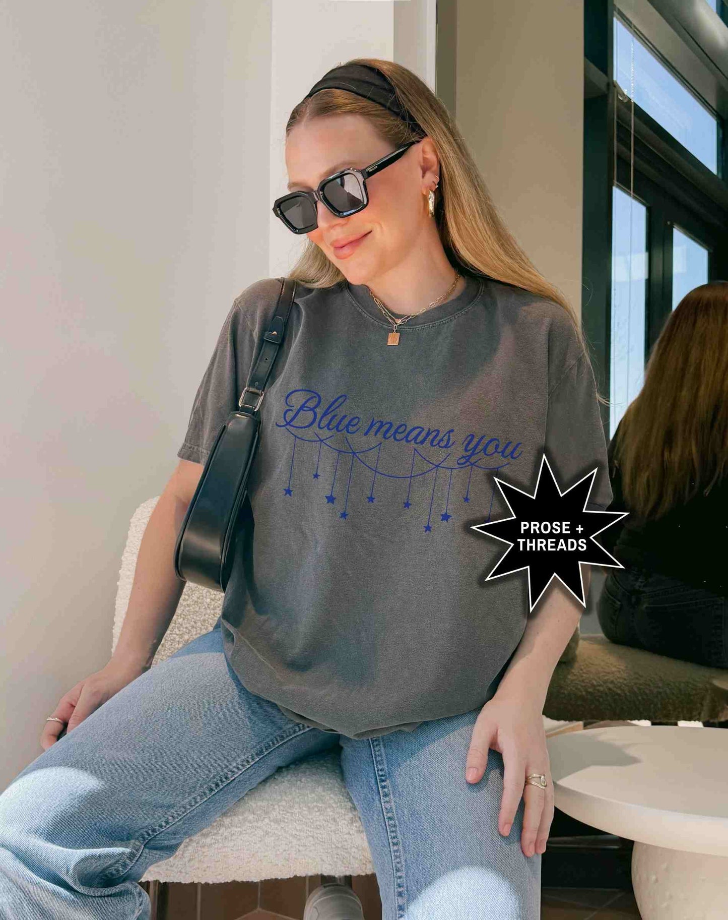 'Blue Means You' Darcy Shirt