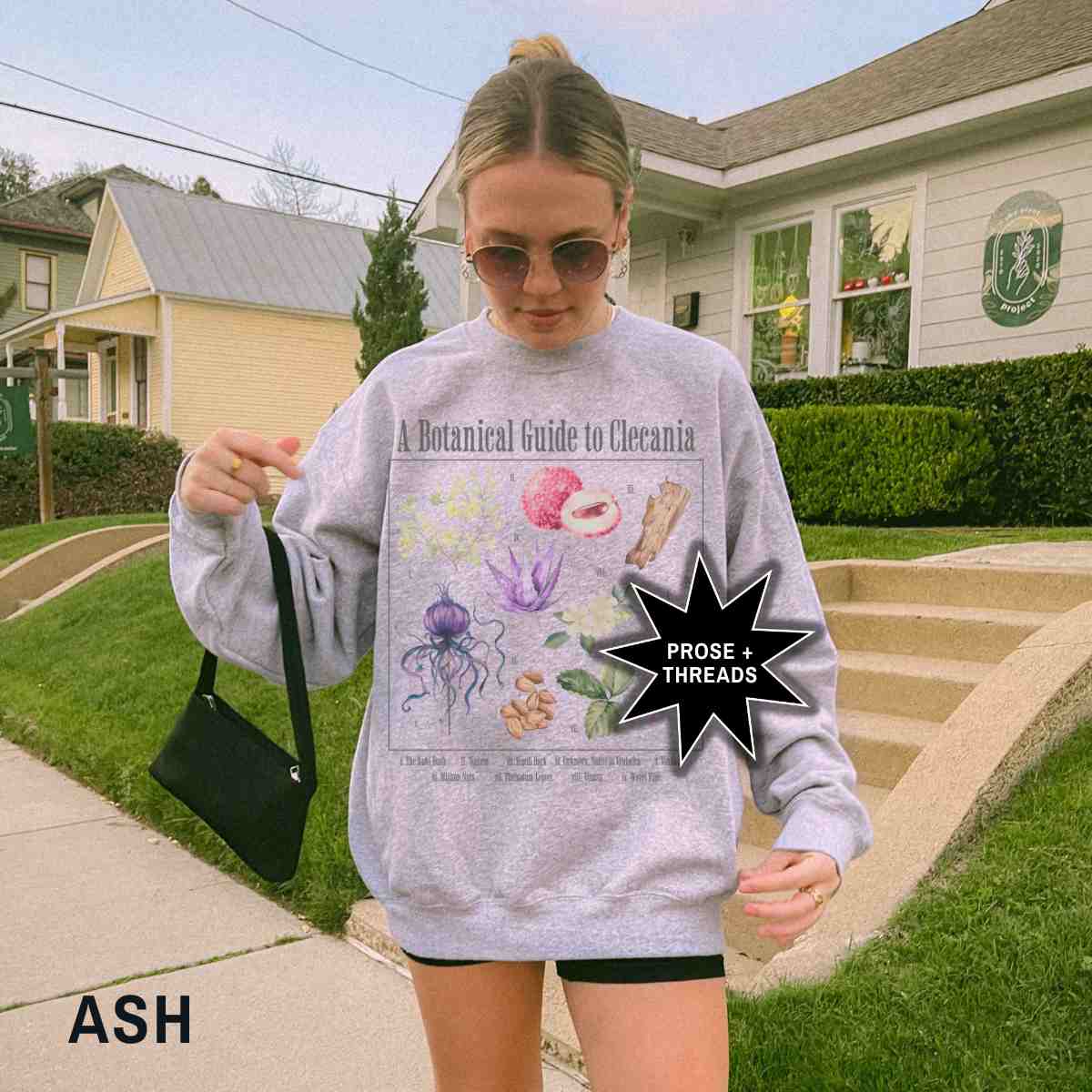 Clecanian Botanical Sweatshirt | Sci-Fi Romance Crewneck