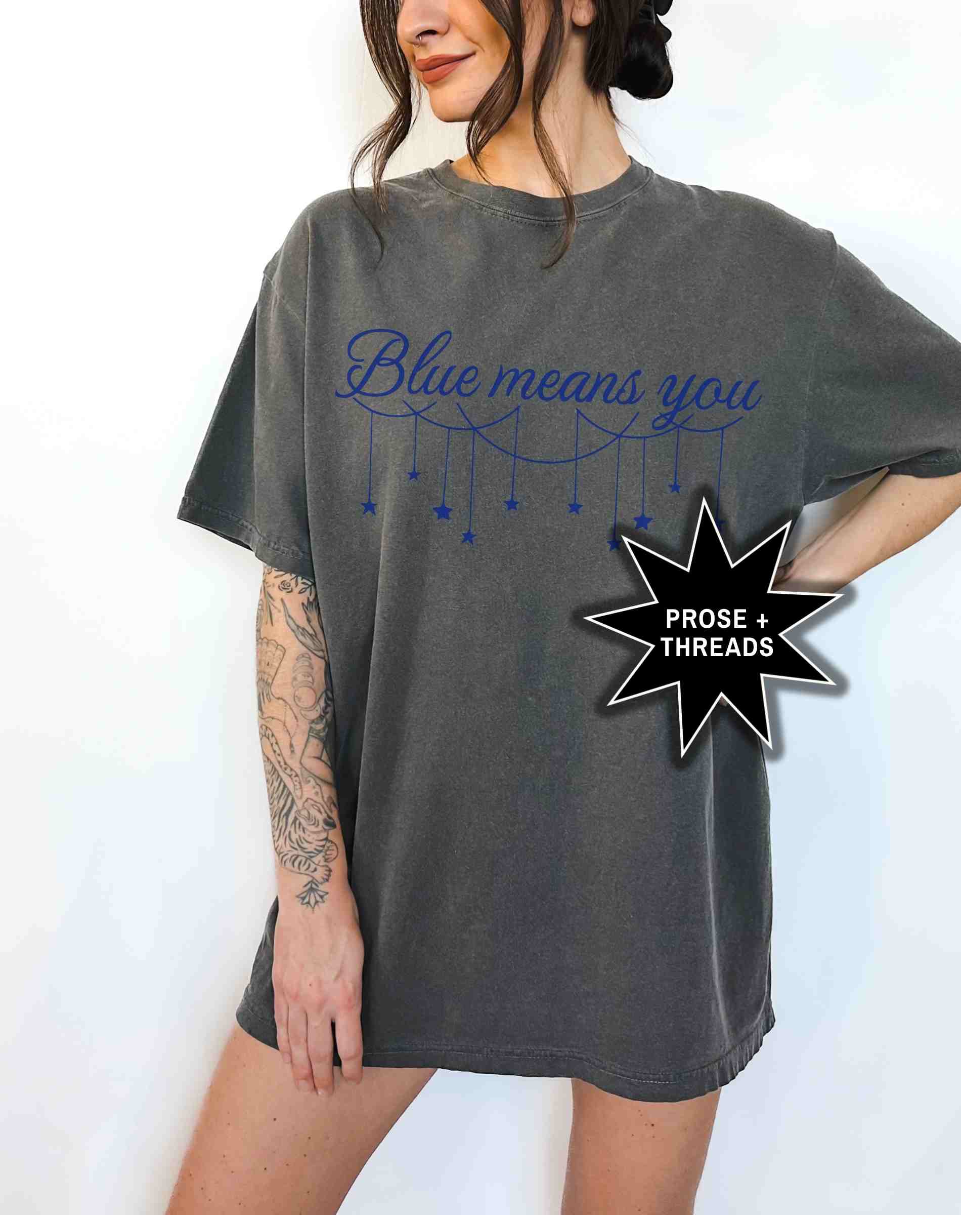 'Blue Means You' Darcy Shirt