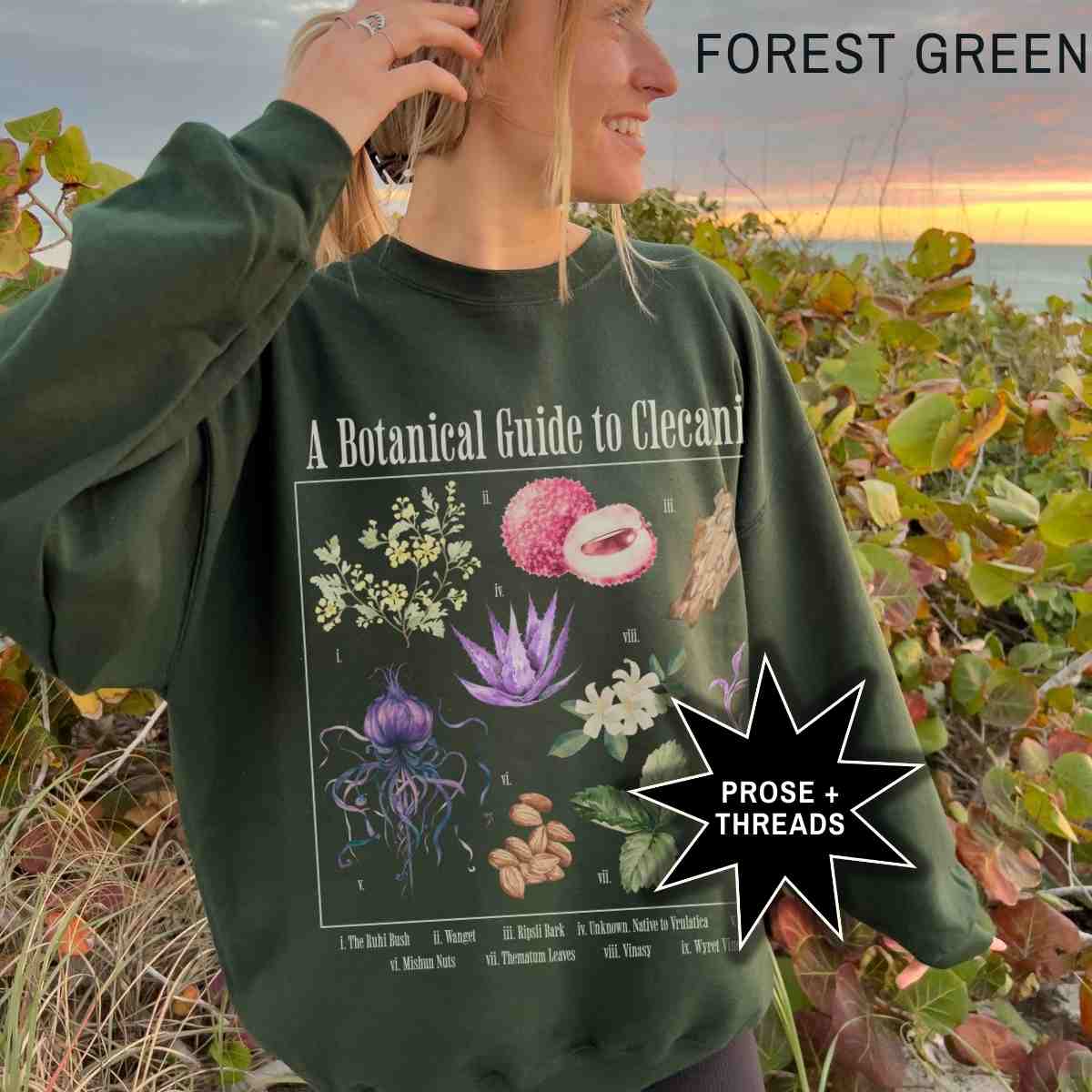 Clecanian Botanical Sweatshirt