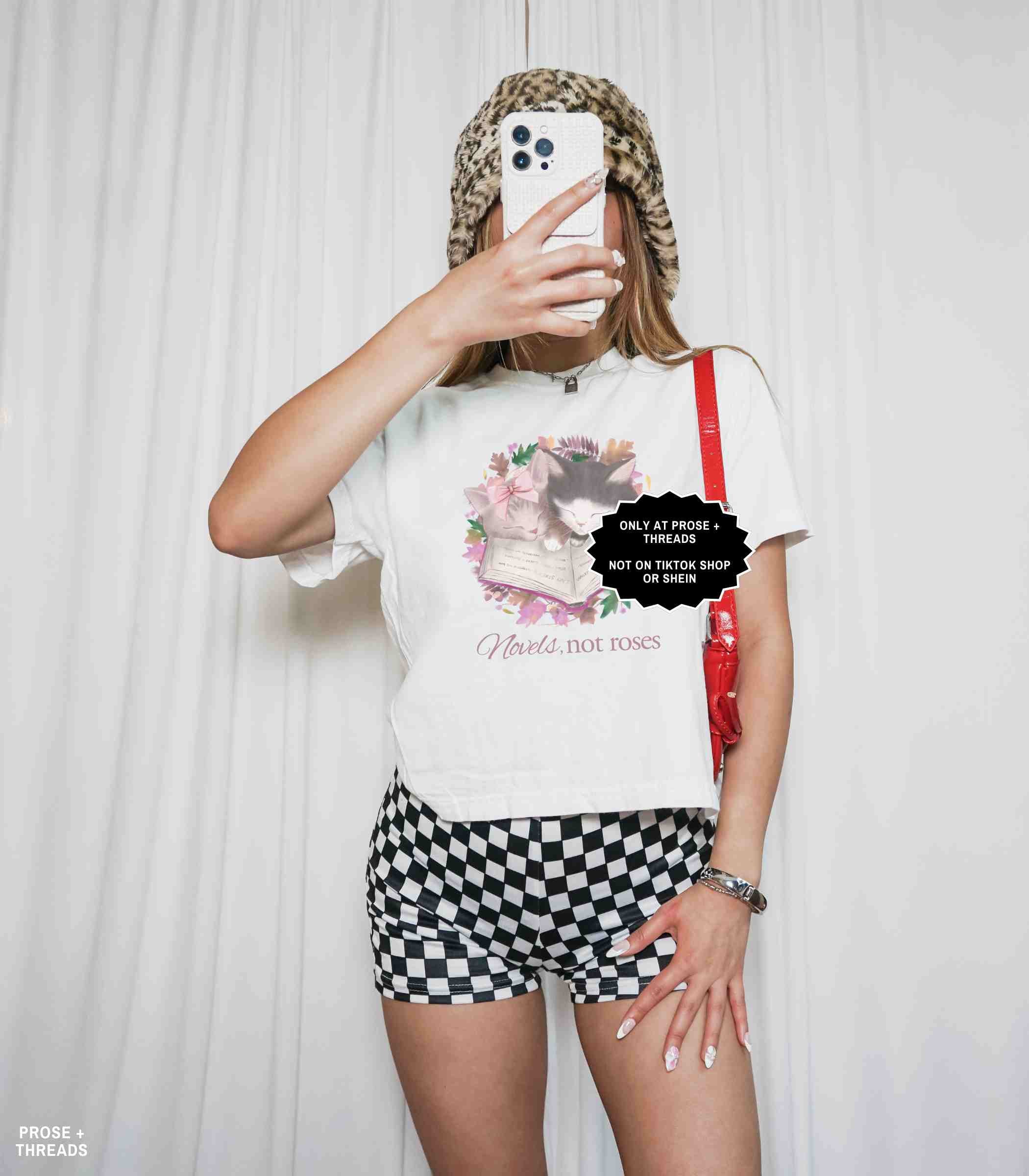 Novels Not Roses Boxy Tee