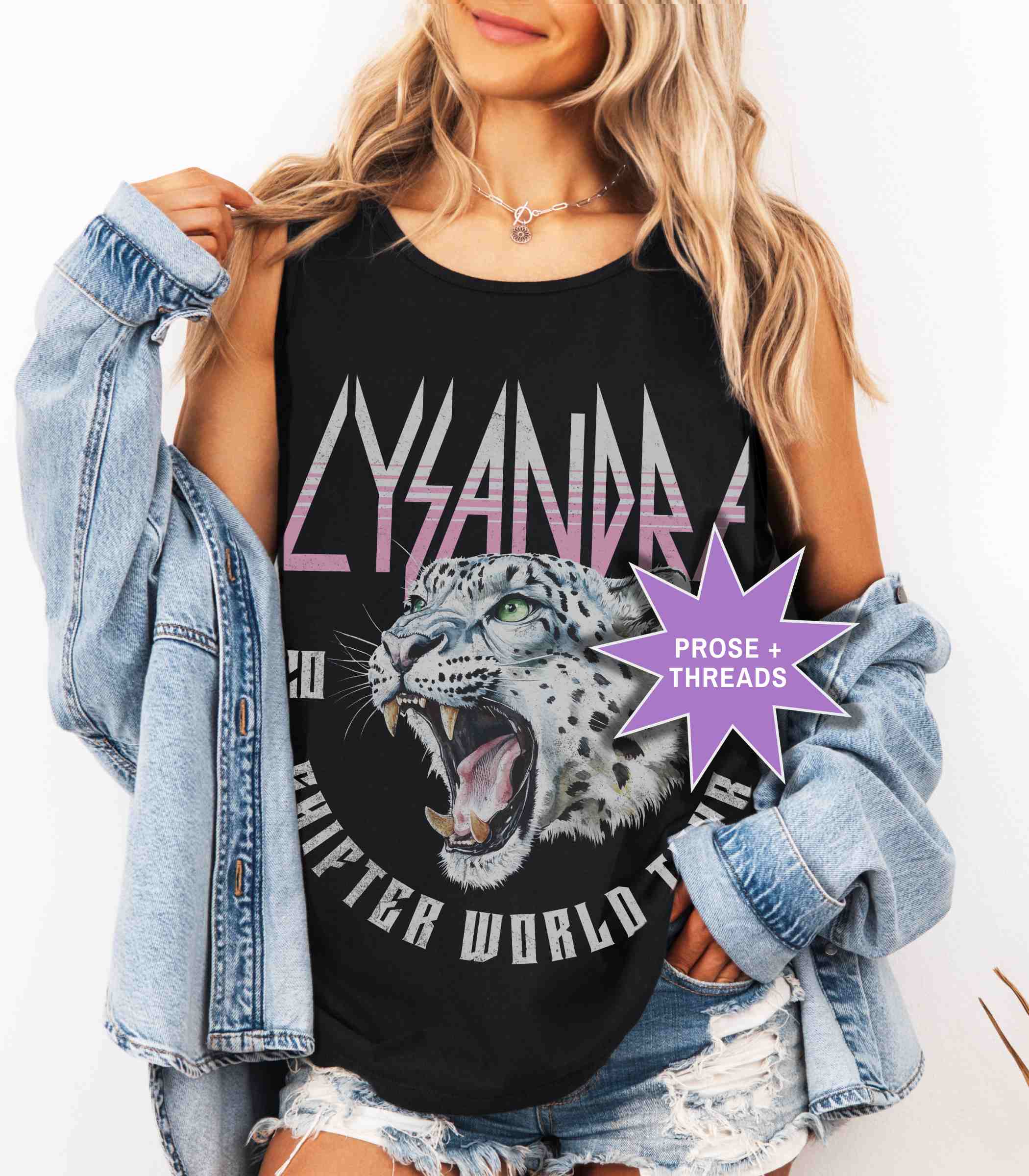 Lysandra Ennar Distressed Tank