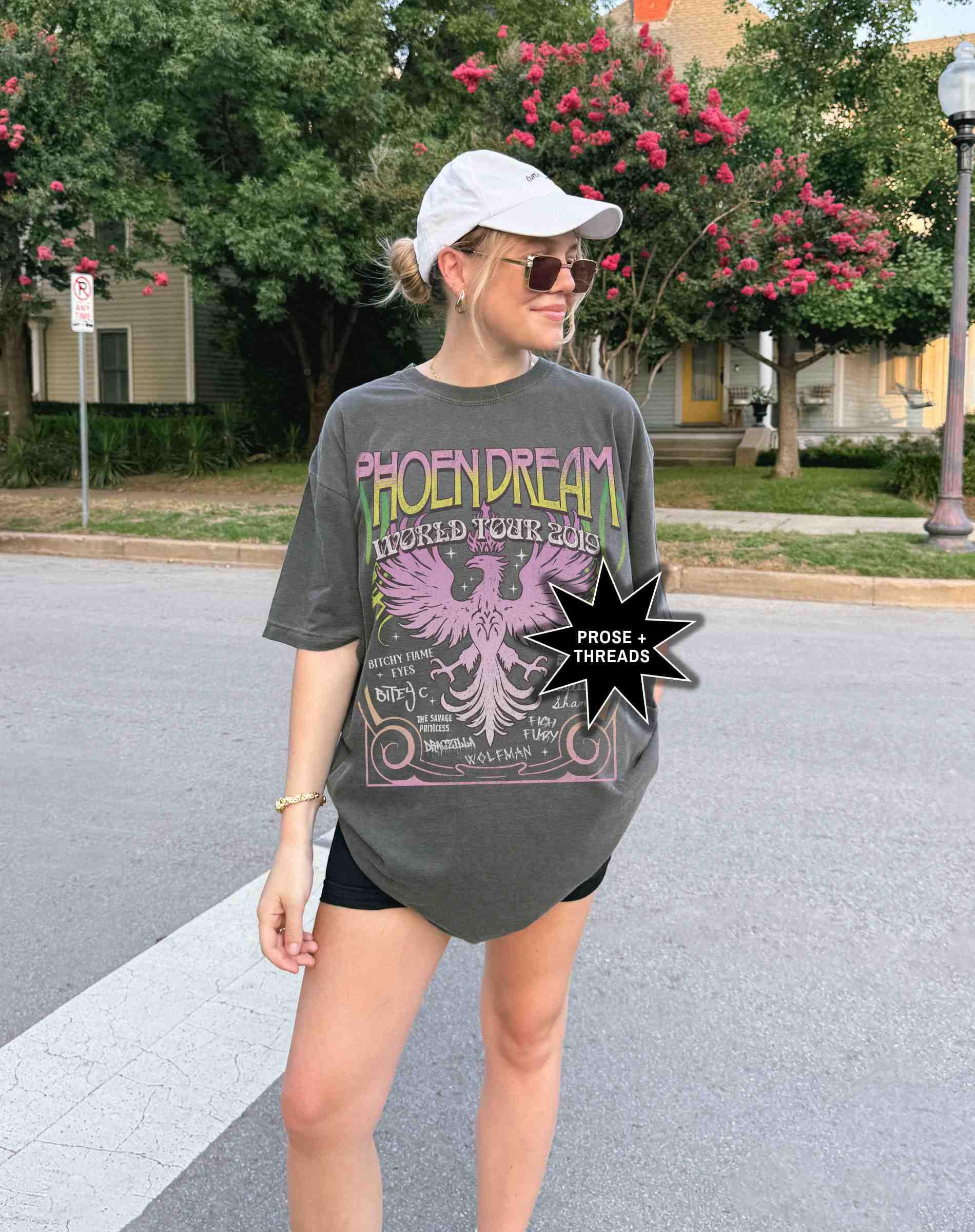 Phoen Dream Distressed Band Shirt