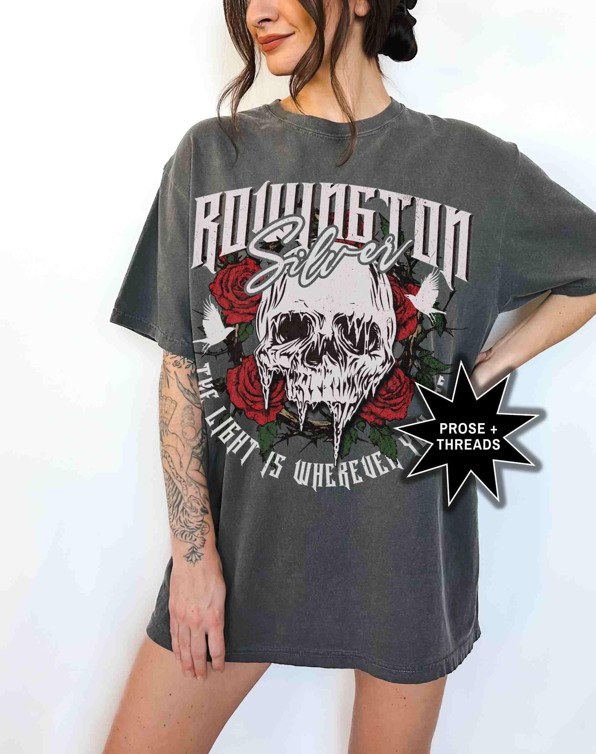 Rowington Silver Distressed Shirt