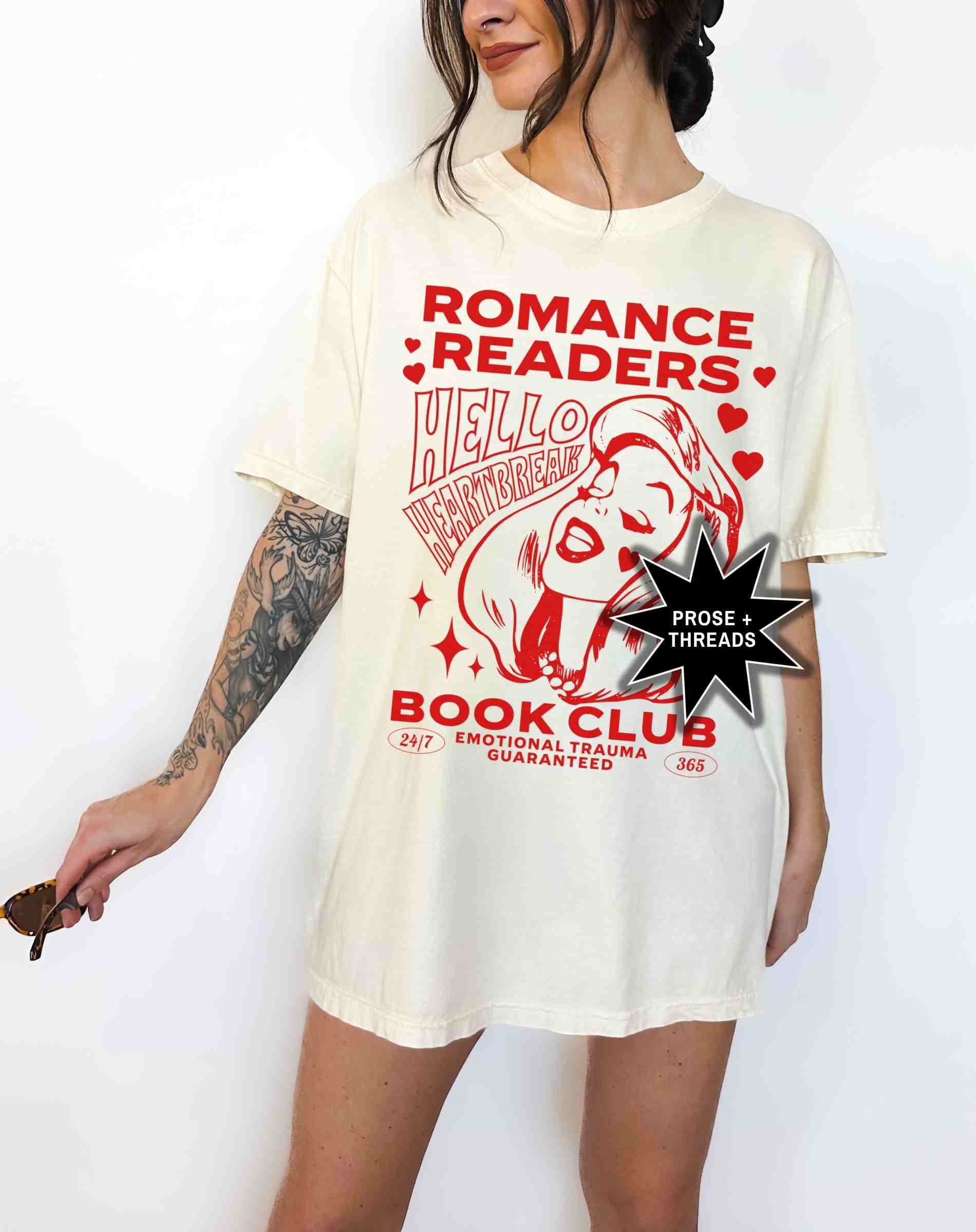 Romance Reader Book Club Shirt