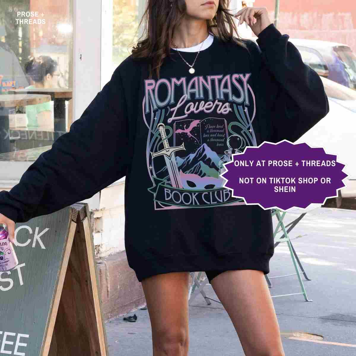 Romantasy Book Club Sweater
