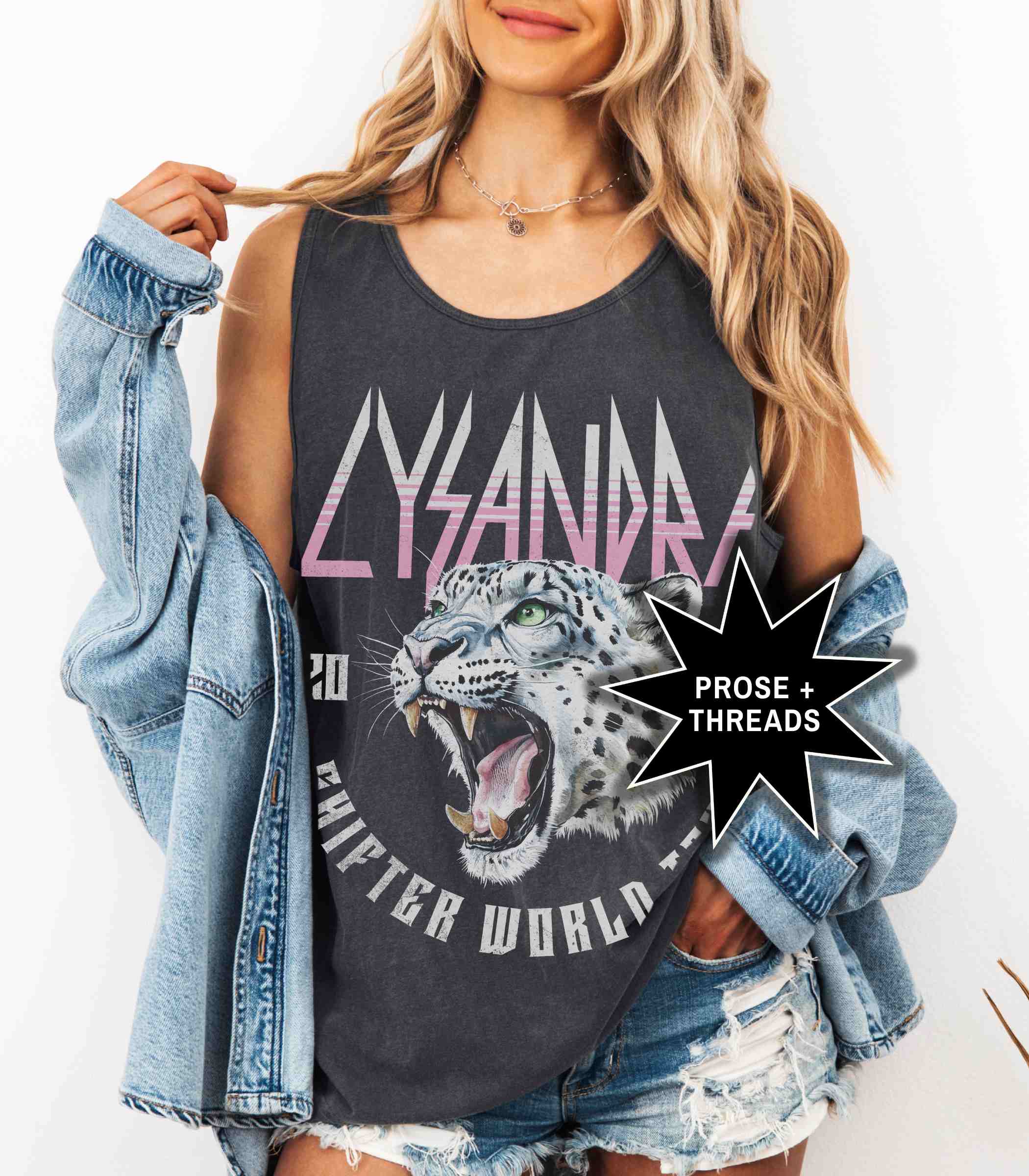 Lysandra Ennar Distressed Tank
