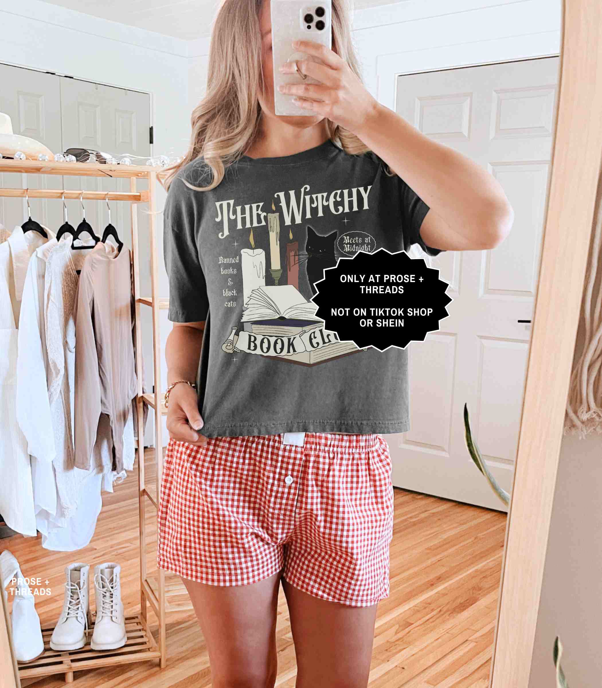Witchy Book Club Boxy Tee
